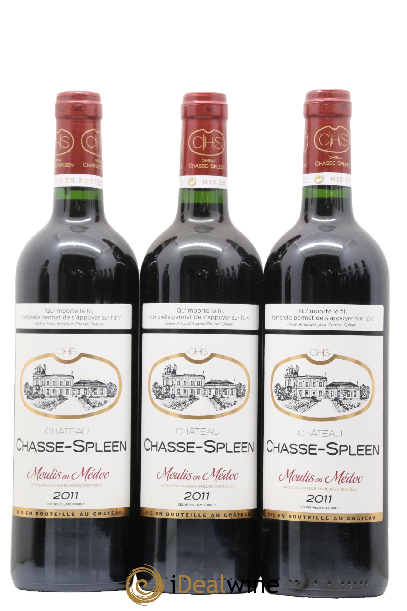 Château Chasse Spleen 2011 - Lot de 12 bouteilles - 2