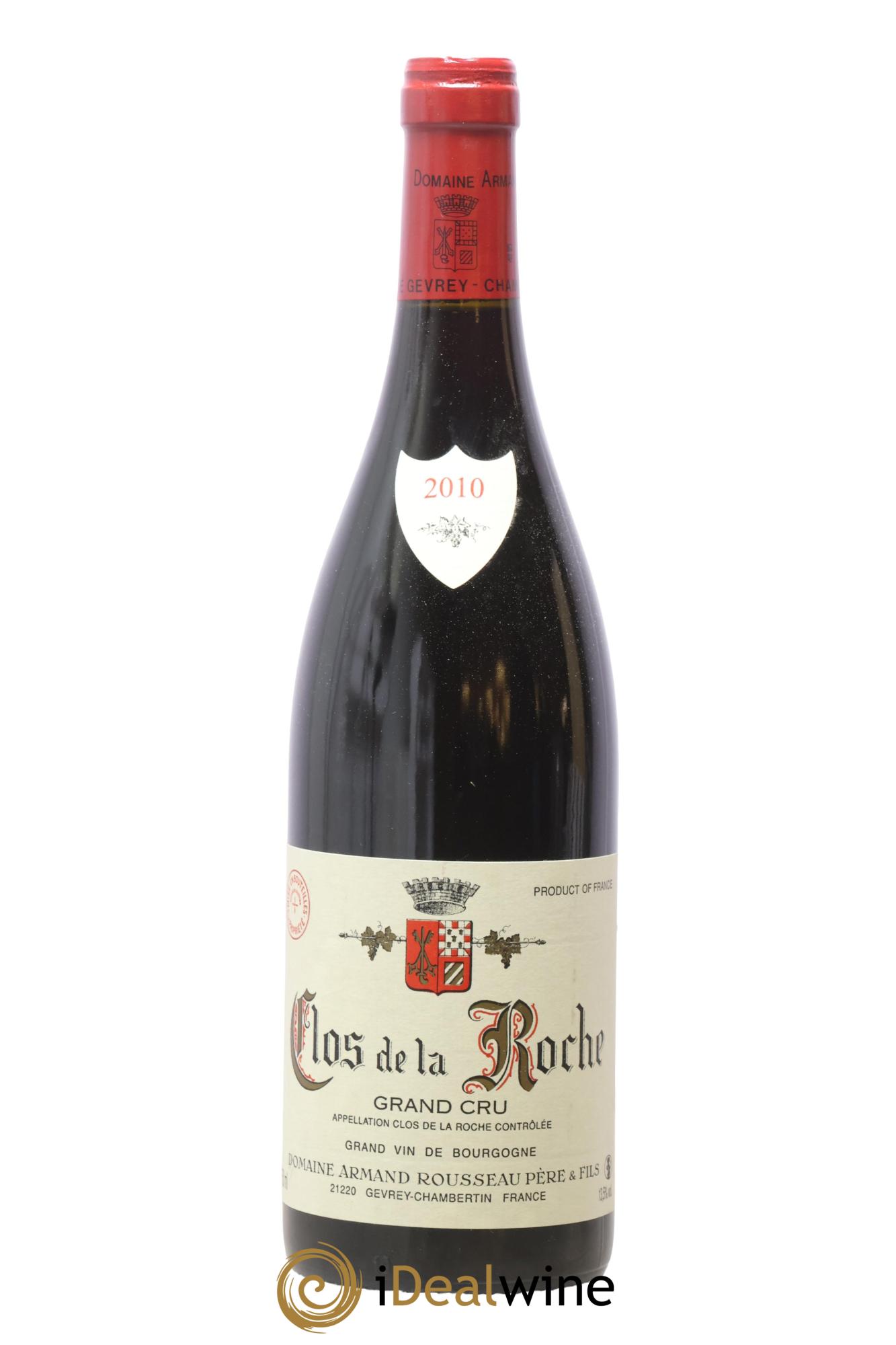 Clos de la Roche Grand Cru Armand Rousseau (Domaine) 2010 - Posten von 1 Flasche - 0