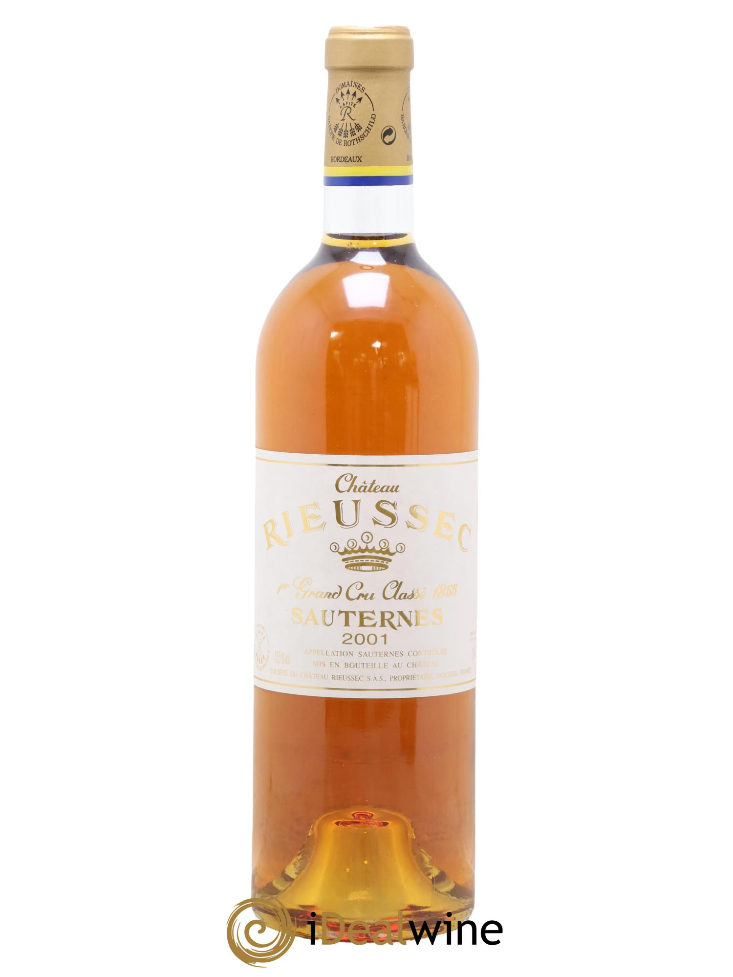 Château Rieussec 1er Grand Cru Classé 2001 - Lotto di 1 bottiglia - 0