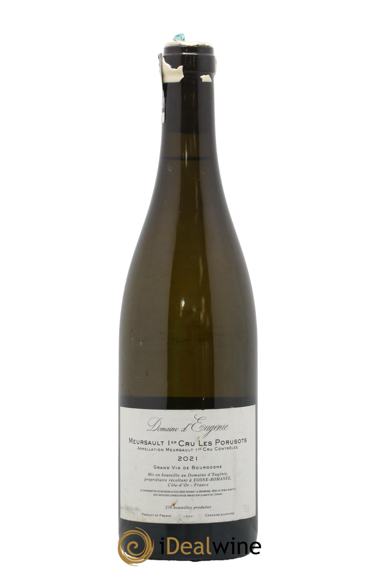 Meursault 1er Cru Poruzots Domaine René Engel - Domaine Eugénie 2021 - Lot de 1 bouteille - 1