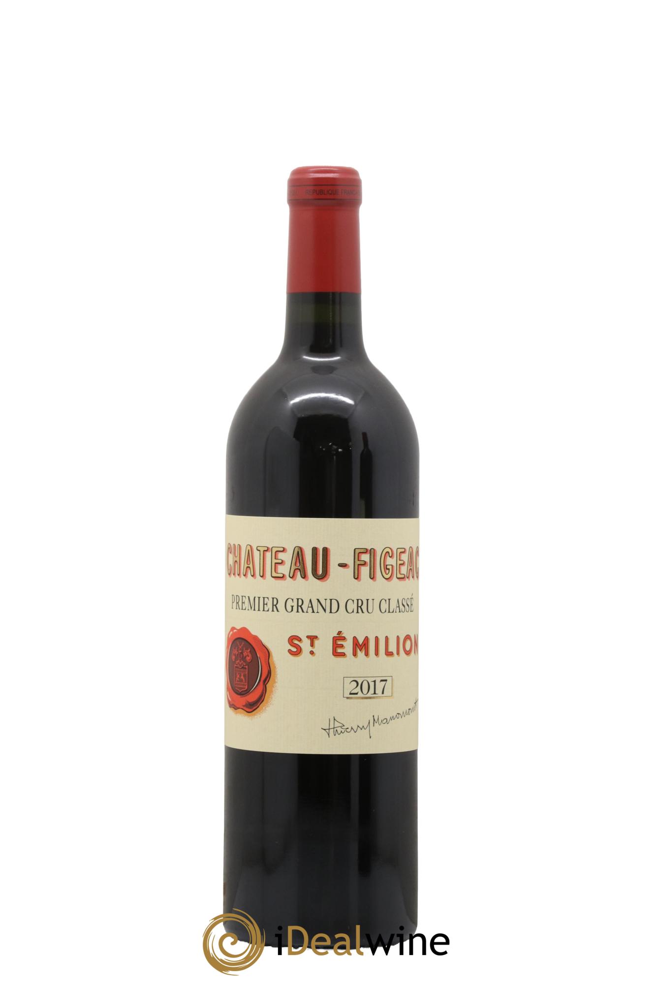 Château Figeac 1er Grand Cru Classé A 2017 - Lot de 1 bouteille - 0