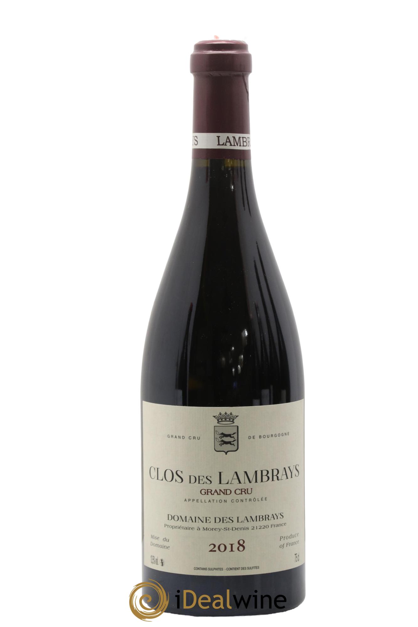 Clos des Lambrays Grand Cru Domaine des Lambrays 2018 - Lot de 1 bouteille - 0