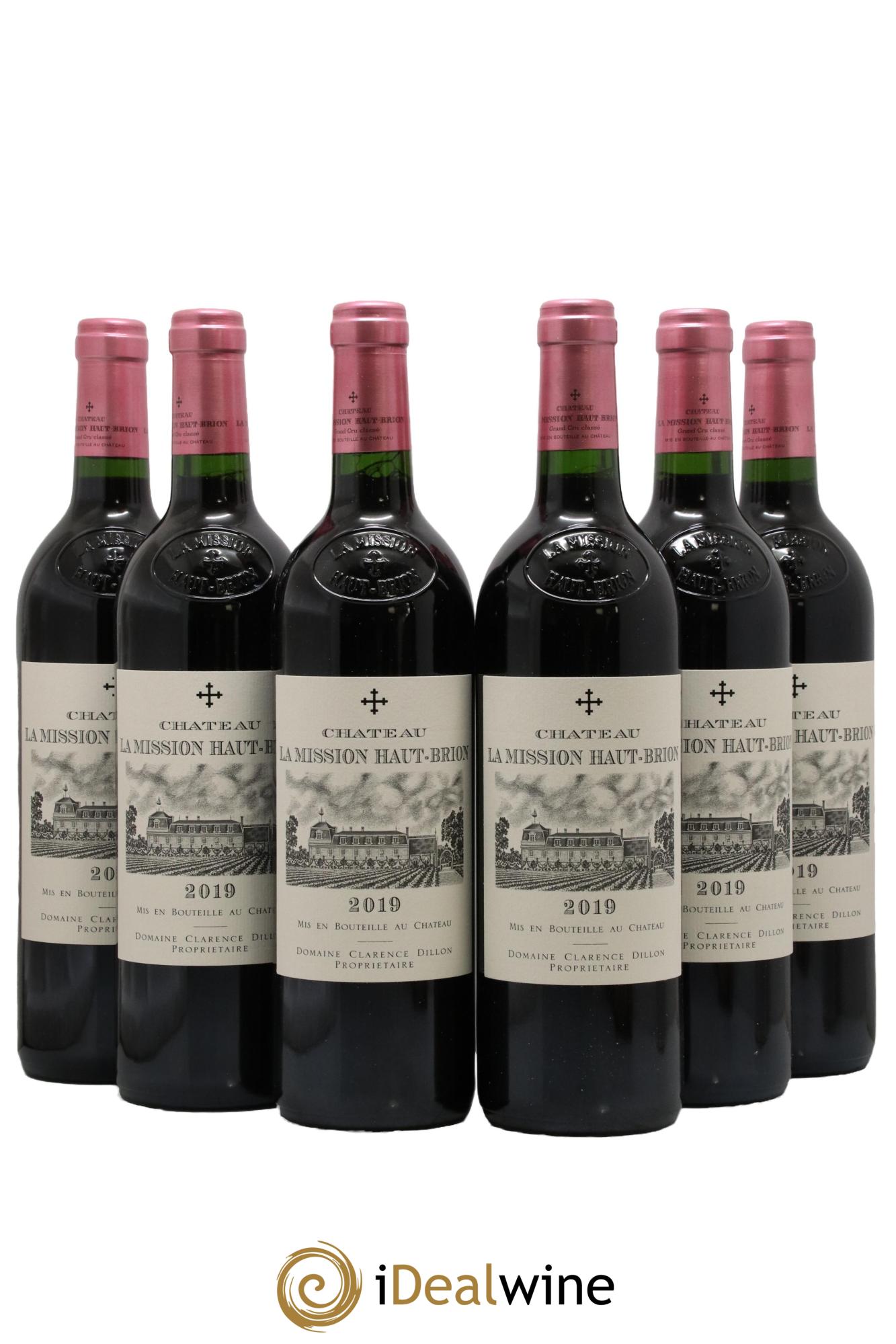 Château la Mission Haut-Brion Cru Classé de Graves  2019 - Lot of 6 bottles - 0