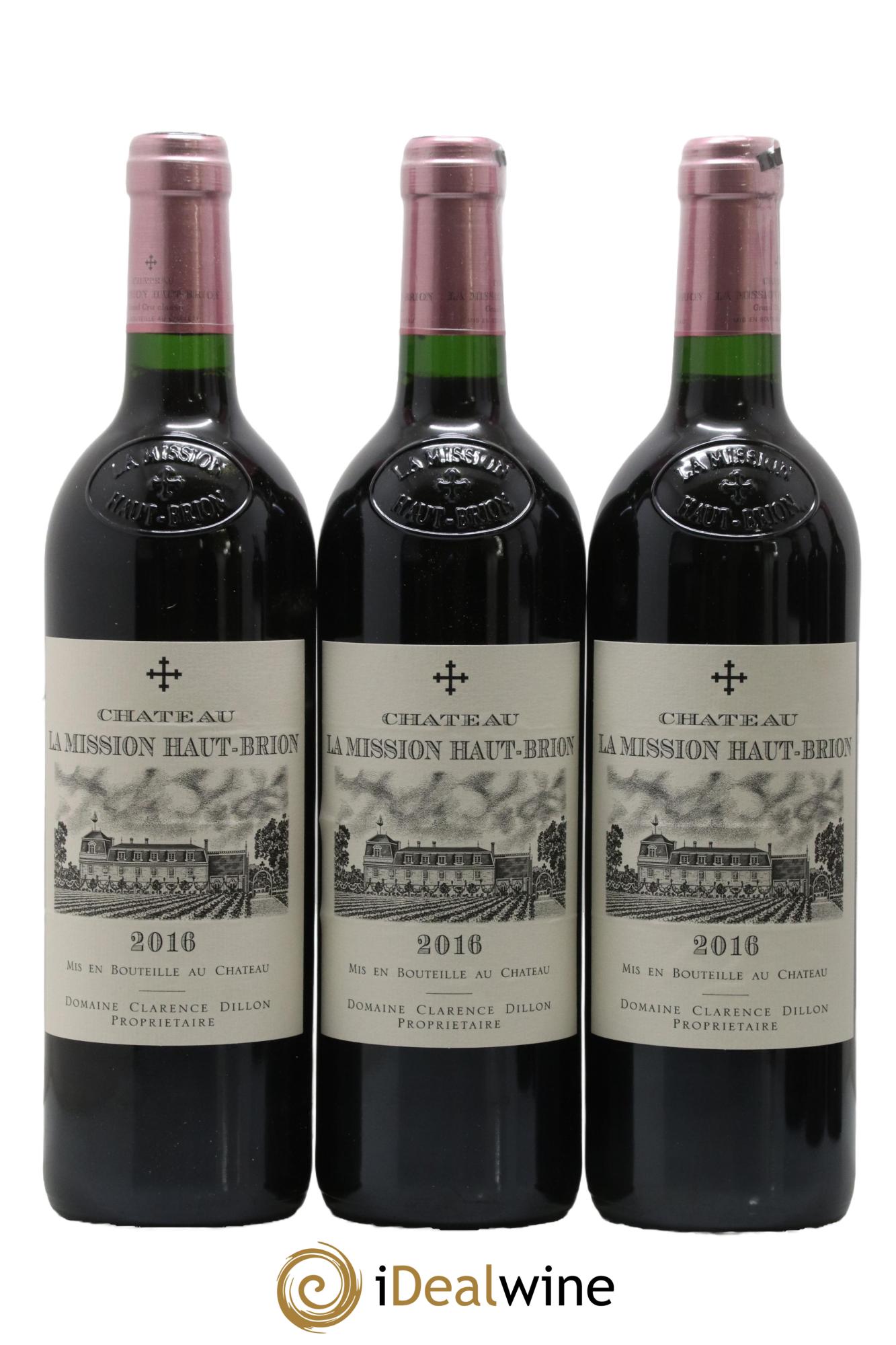 Château la Mission Haut-Brion Cru Classé de Graves 2016 - Lot of 6 bottles - 2