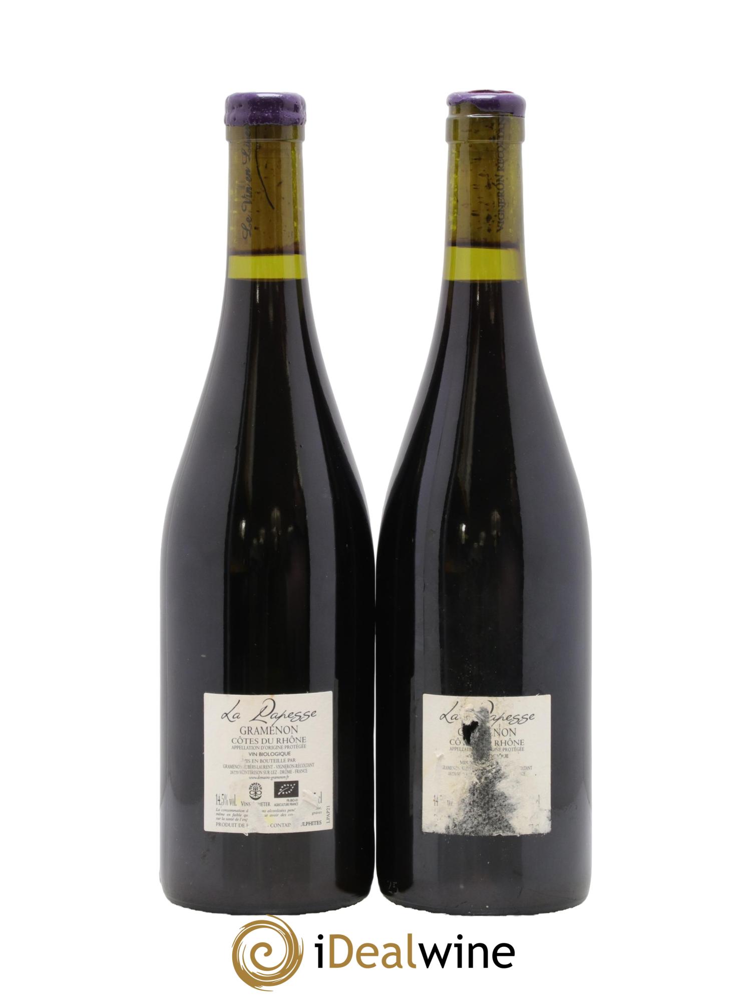 Côtes-du-Rhône La Papesse Gramenon (Domaine) 2021 - Lot of 2 bottles - 1