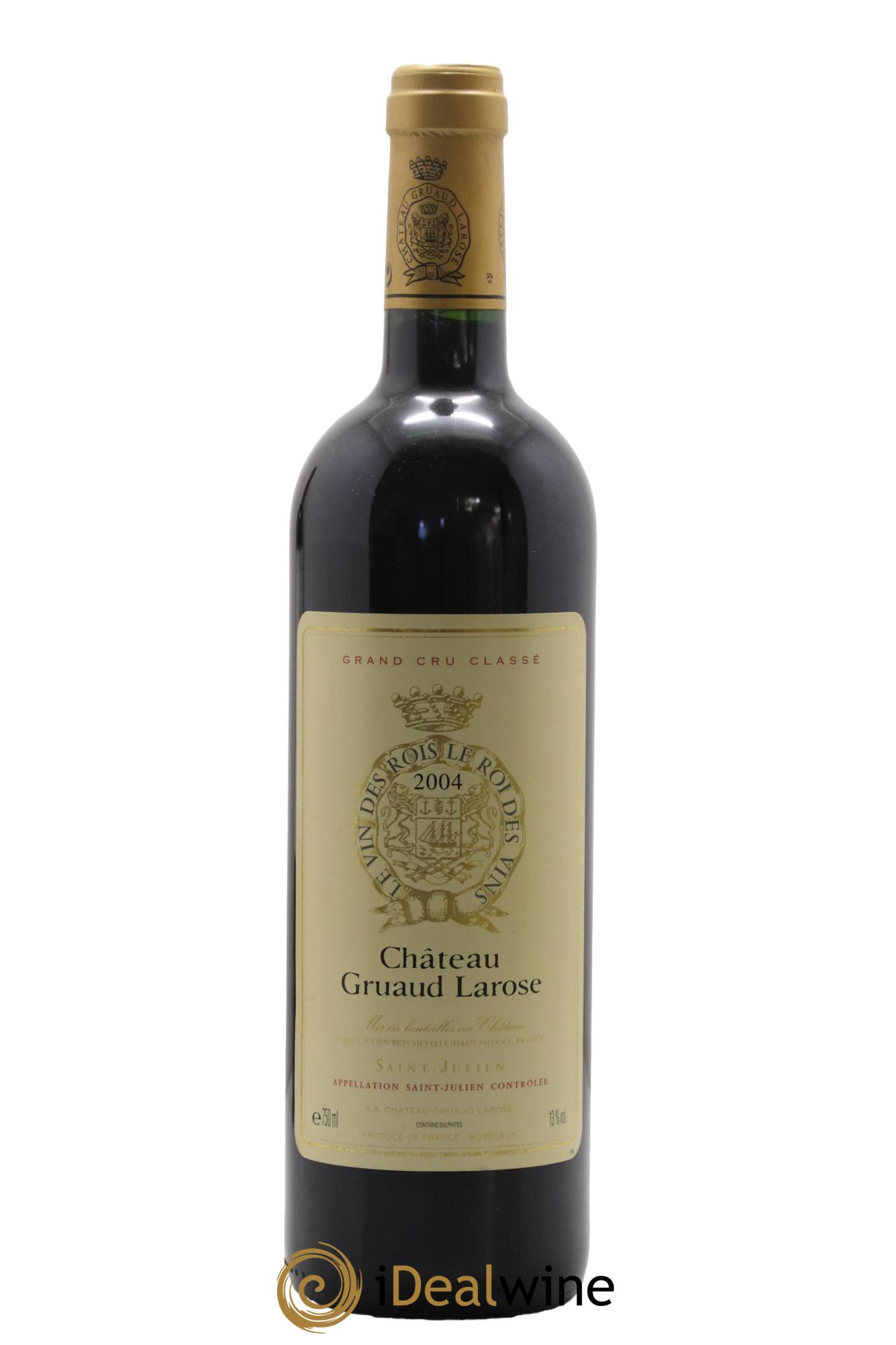 Château Gruaud Larose 2ème Grand Cru Classé 2004 - Lot of 1 bottle - 0