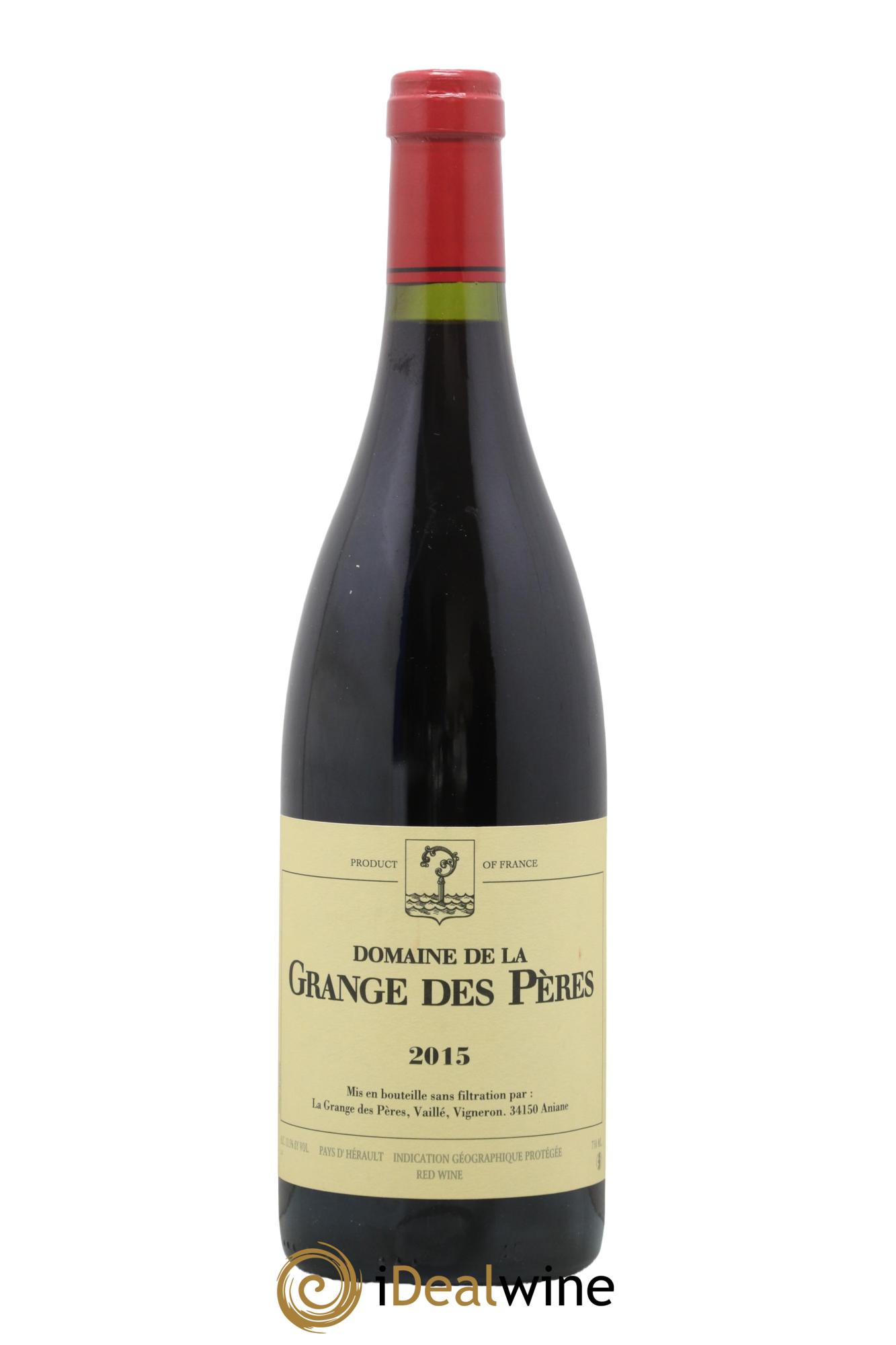 Pays d'Hérault Grange des Pères Laurent Vaillé 2015 - Lot de 1 bouteille - 0