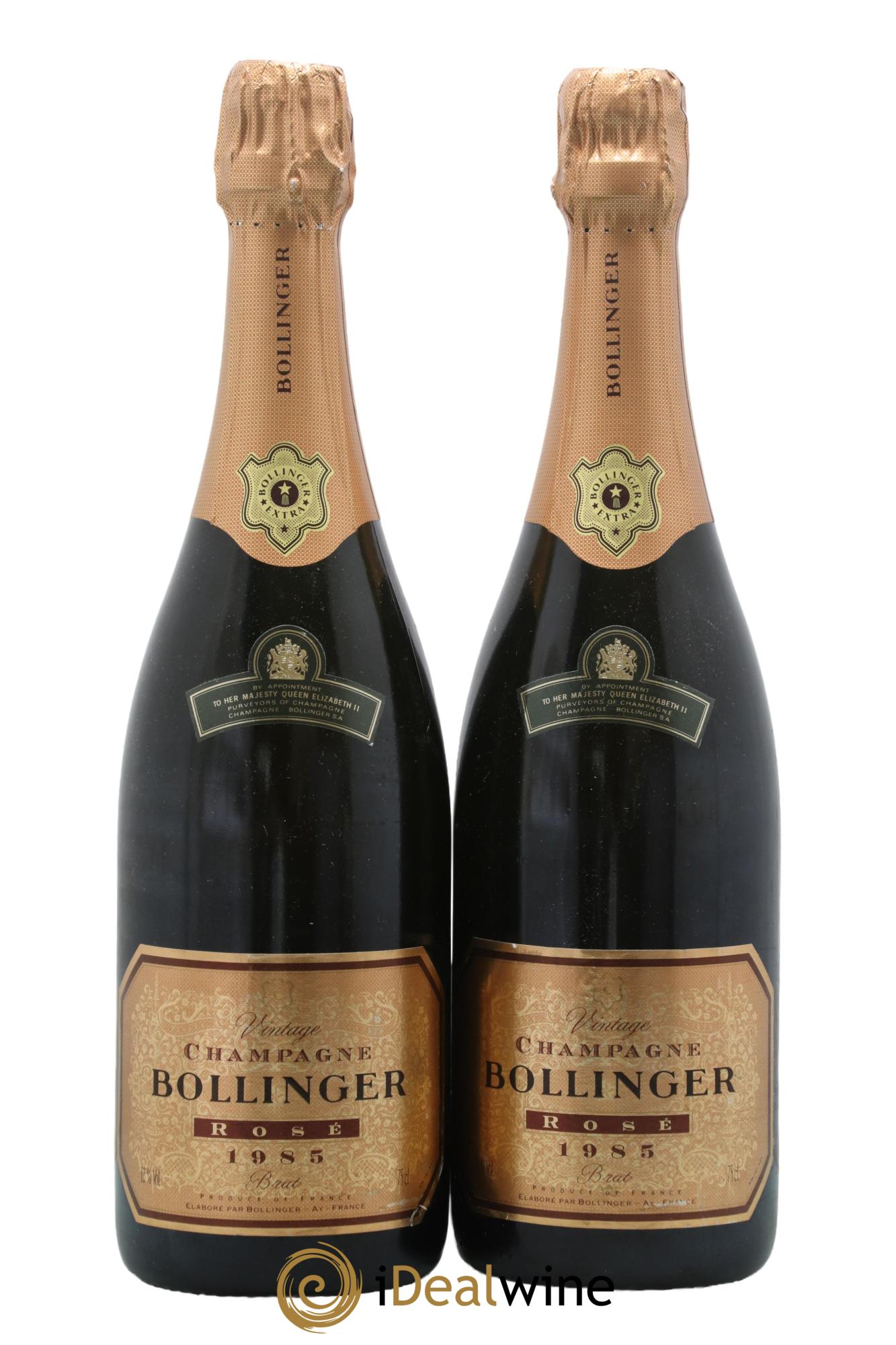 Rosé Brut Bollinger 1985 - Lot de 2 bouteilles - 0