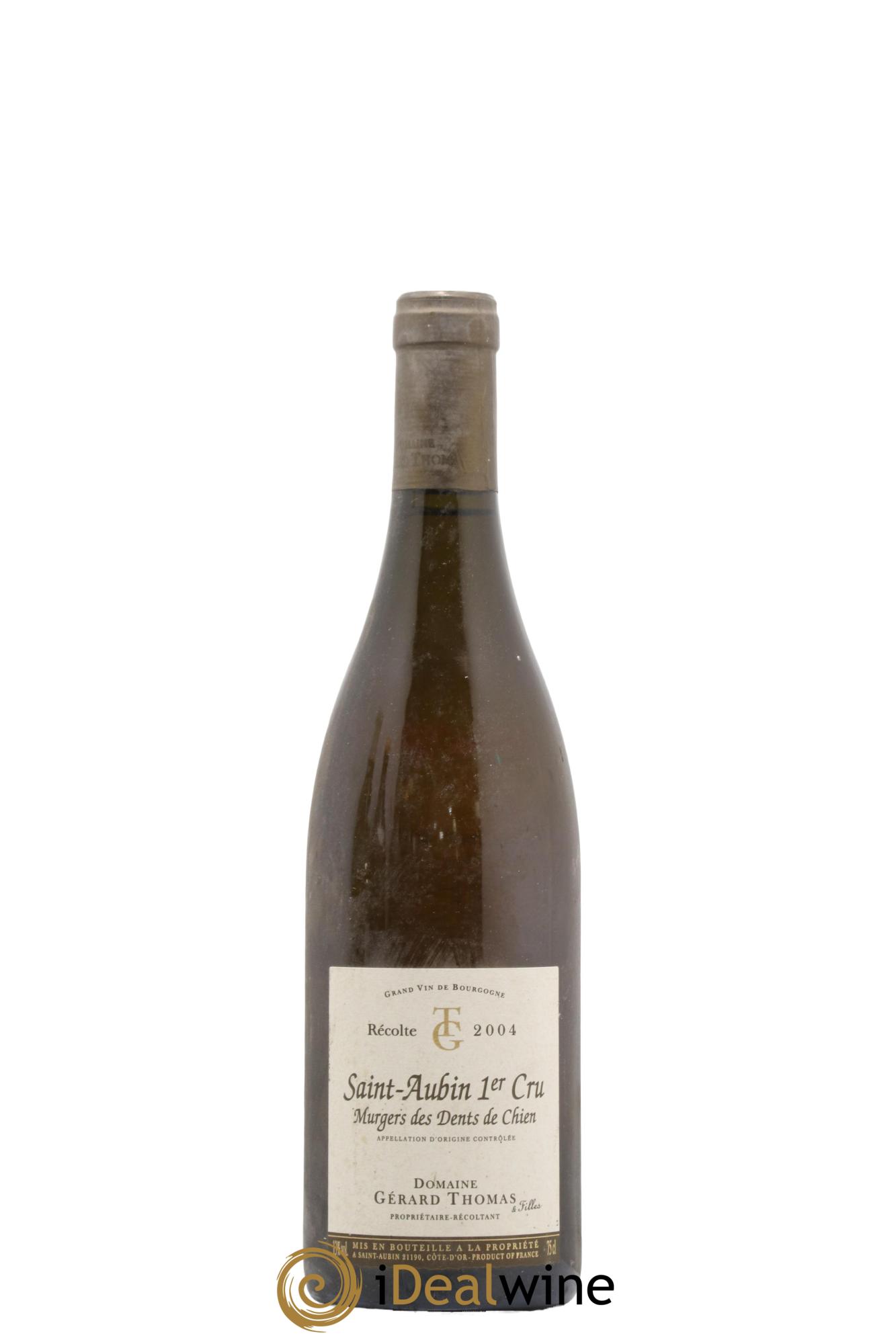 Saint-Aubin 1er Cru Murgers Des Dents De Chien Gérard Thomas 2004 - Lot de 1 bouteille - 0