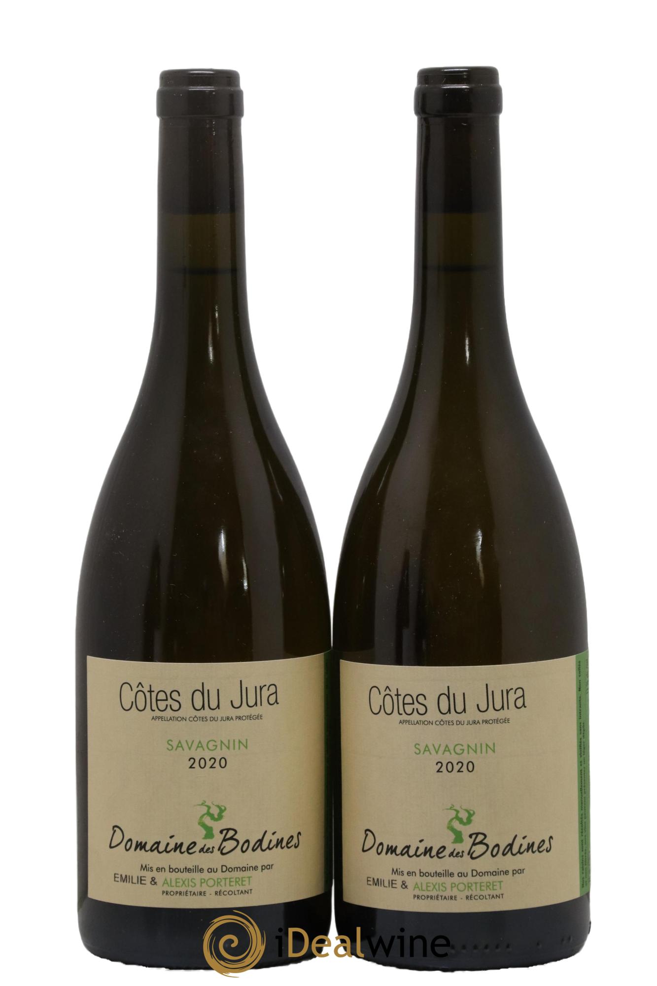 Côtes du Jura Savagnin Domaine des Bodines 2020 - Lot de 2 bouteilles - 0