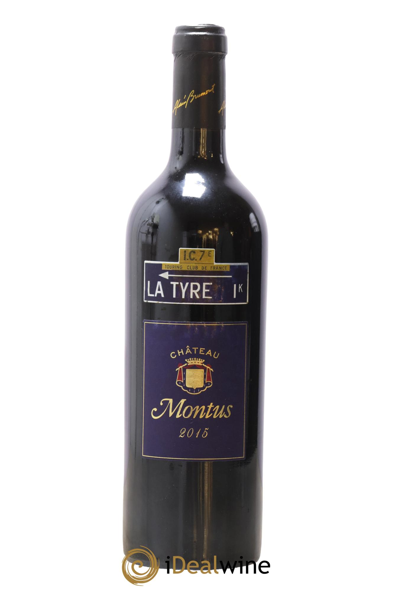 Madiran Château Montus-La Tyre Alain Brumont 2015 - Posten von 1 Flasche - 0