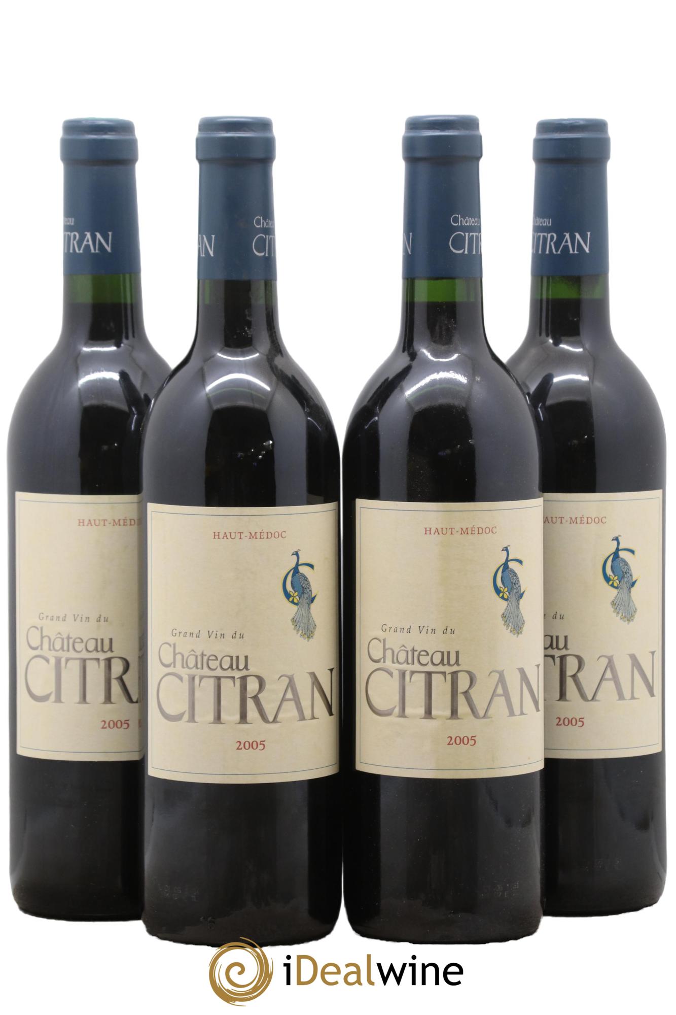 Château Citran Cru Bourgeois 2005 - Lot of 4 bottles - 0