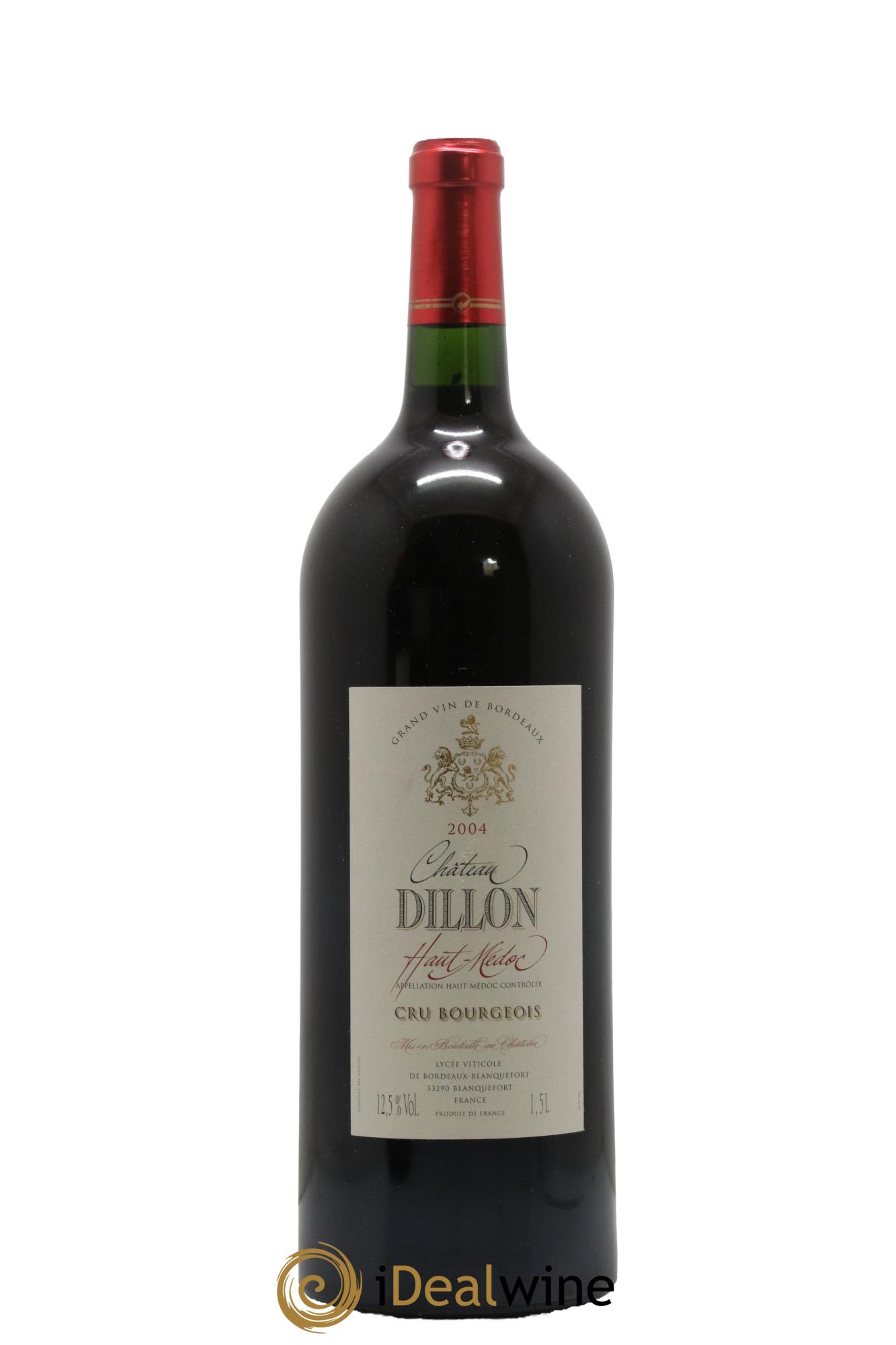 Château Dillon Cru Bourgeois 2004 - Lot de 1 magnum - 0