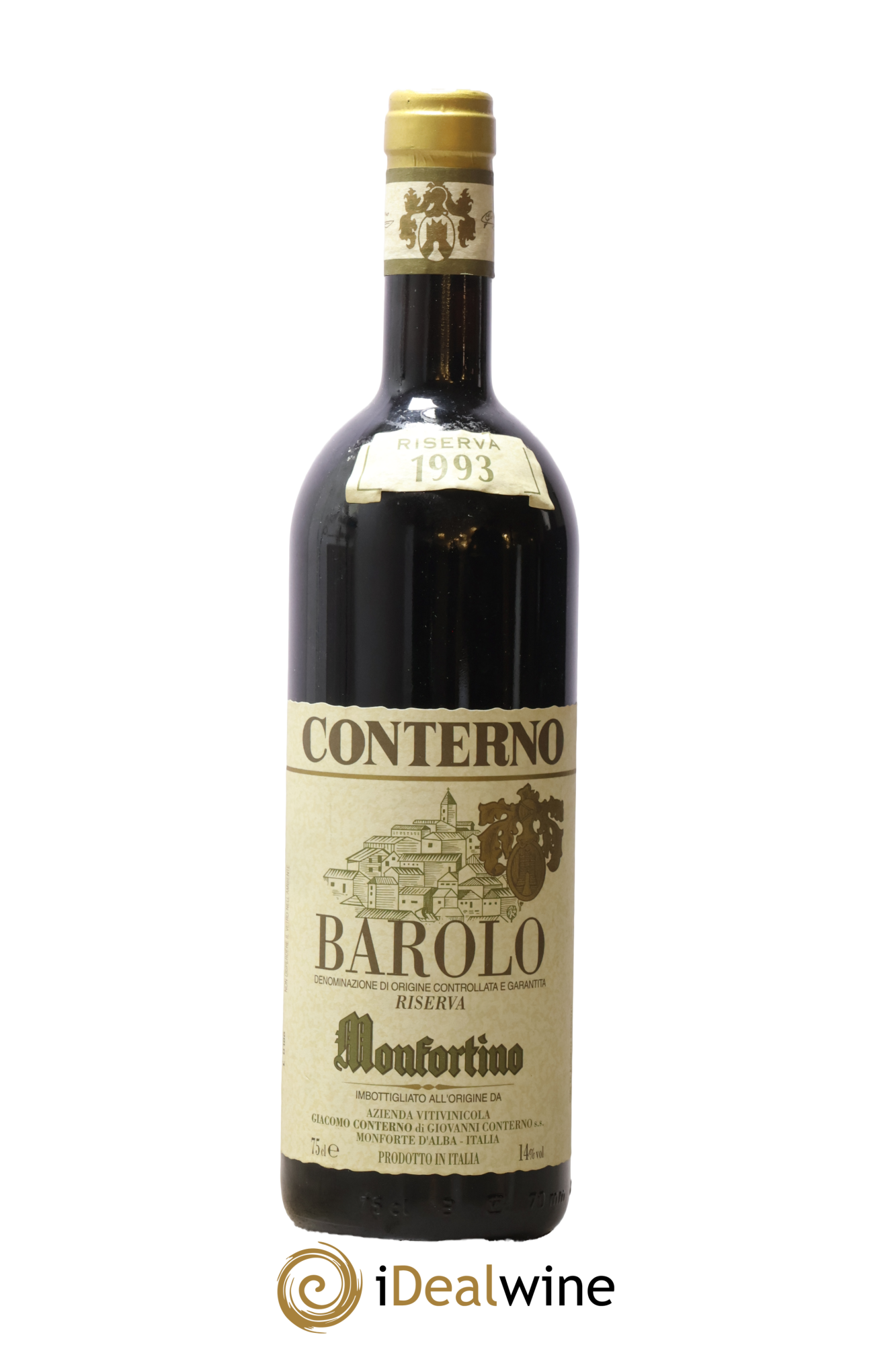 Barolo DOCG Riserva Monfortino Giacomo Conterno 1993 - Lot de 1 bouteille - 0