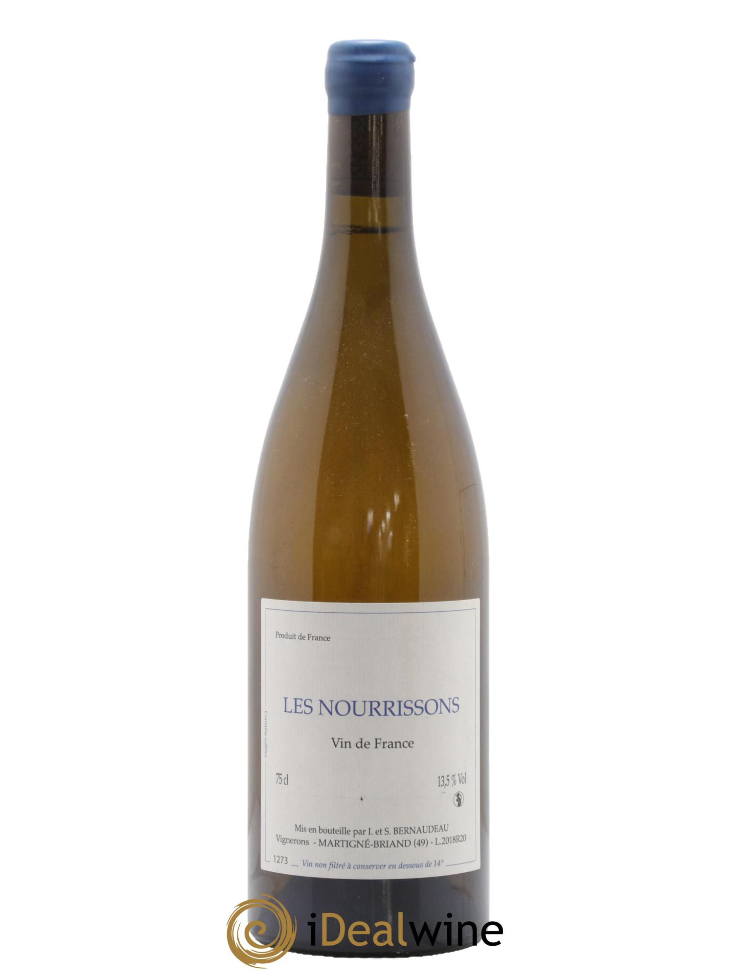 Vin de France Les Nourrissons Stéphane Bernaudeau 2018 - Lot de 1 bouteille - 0