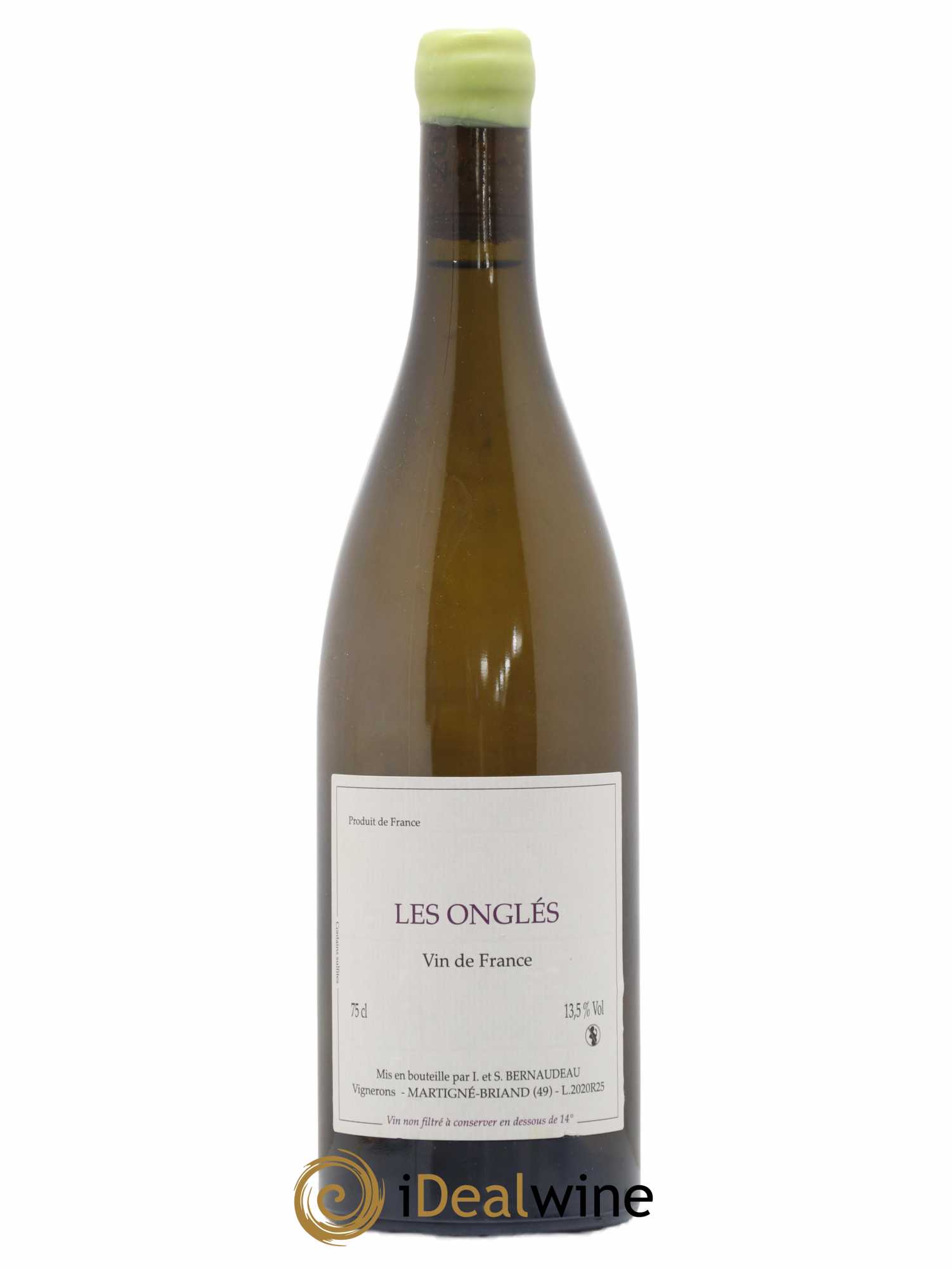 Vin de France Les Onglés Stéphane Bernaudeau 2020 - Lot de 1 bouteille - 0