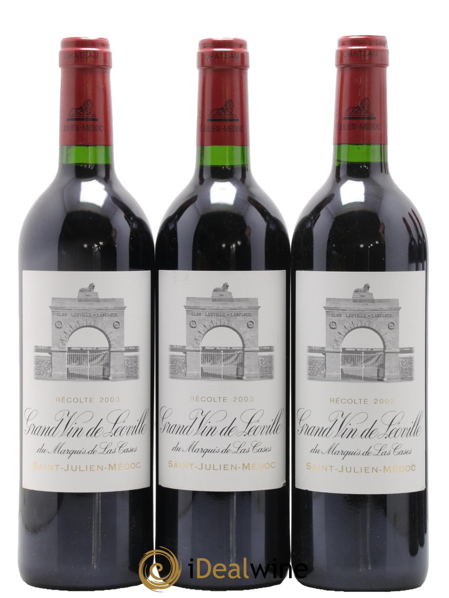 Château Léoville Las Cases 2ème Grand Cru Classé 2003 - Lot of 12 bottles - 3