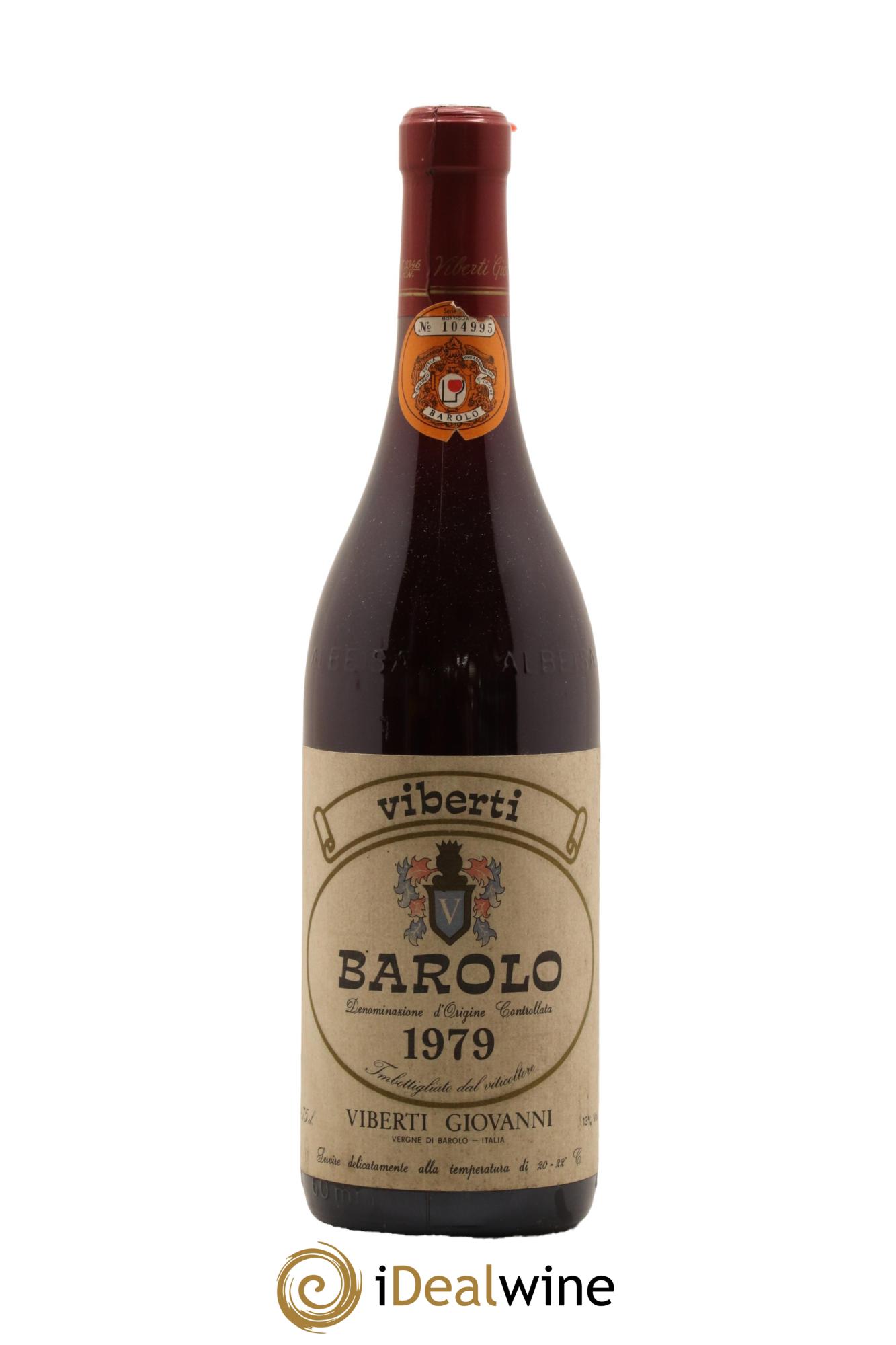 Barolo Viberti 1979 - Lot de 1 bouteille - 0