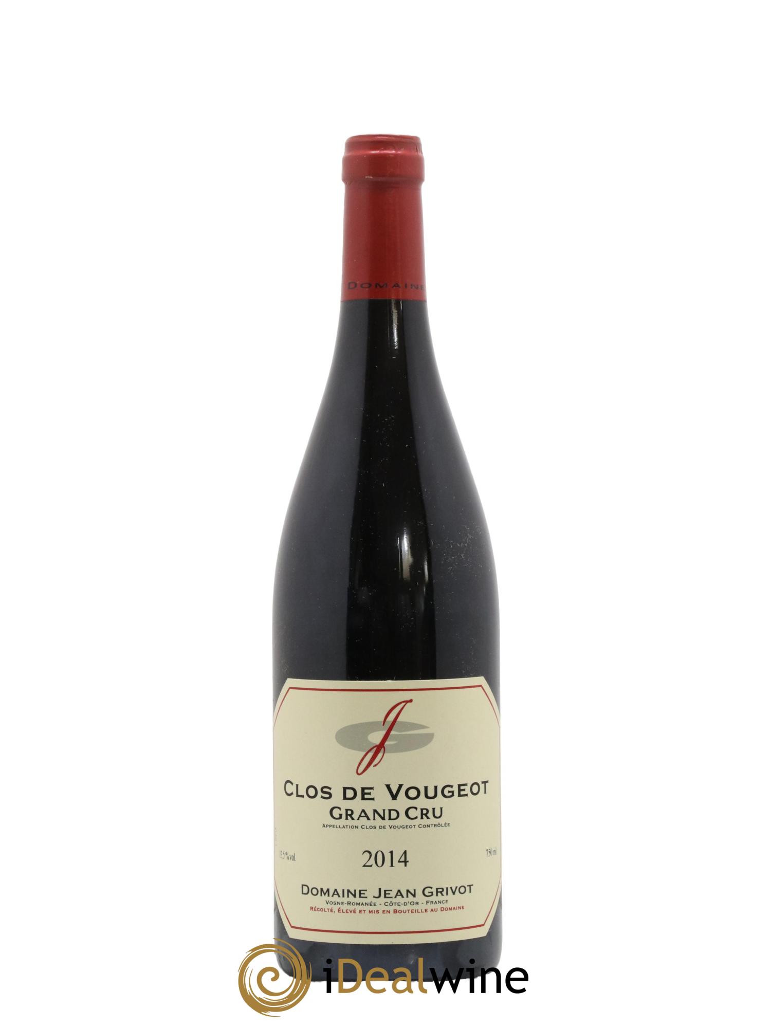 Clos de Vougeot Grand Cru Jean Grivot 2014 - Lot de 1 bouteille - 0