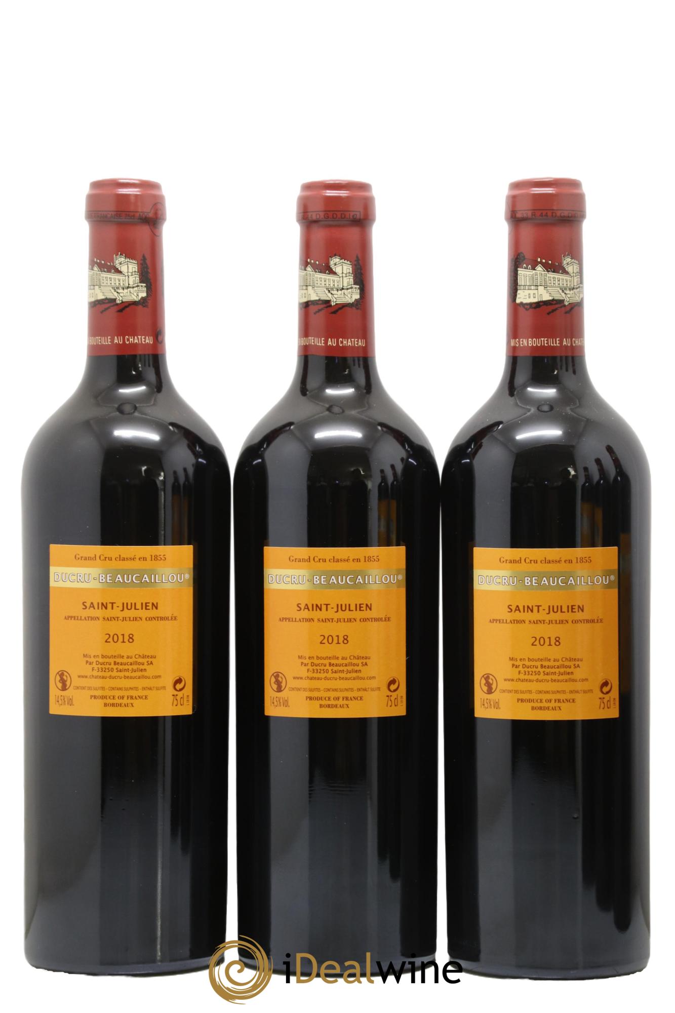 Château Ducru Beaucaillou 2ème Grand Cru Classé 2018 - Lot de 6 bouteilles - 2