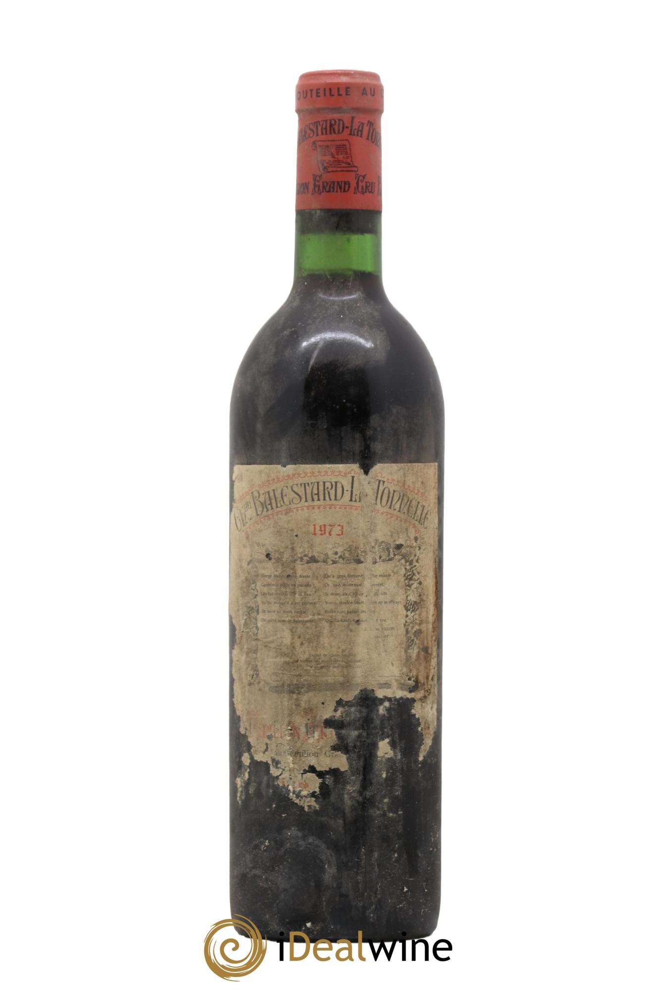Château Balestard la Tonnelle Grand Cru Classé 1973 - Lot de 1 bouteille - 0