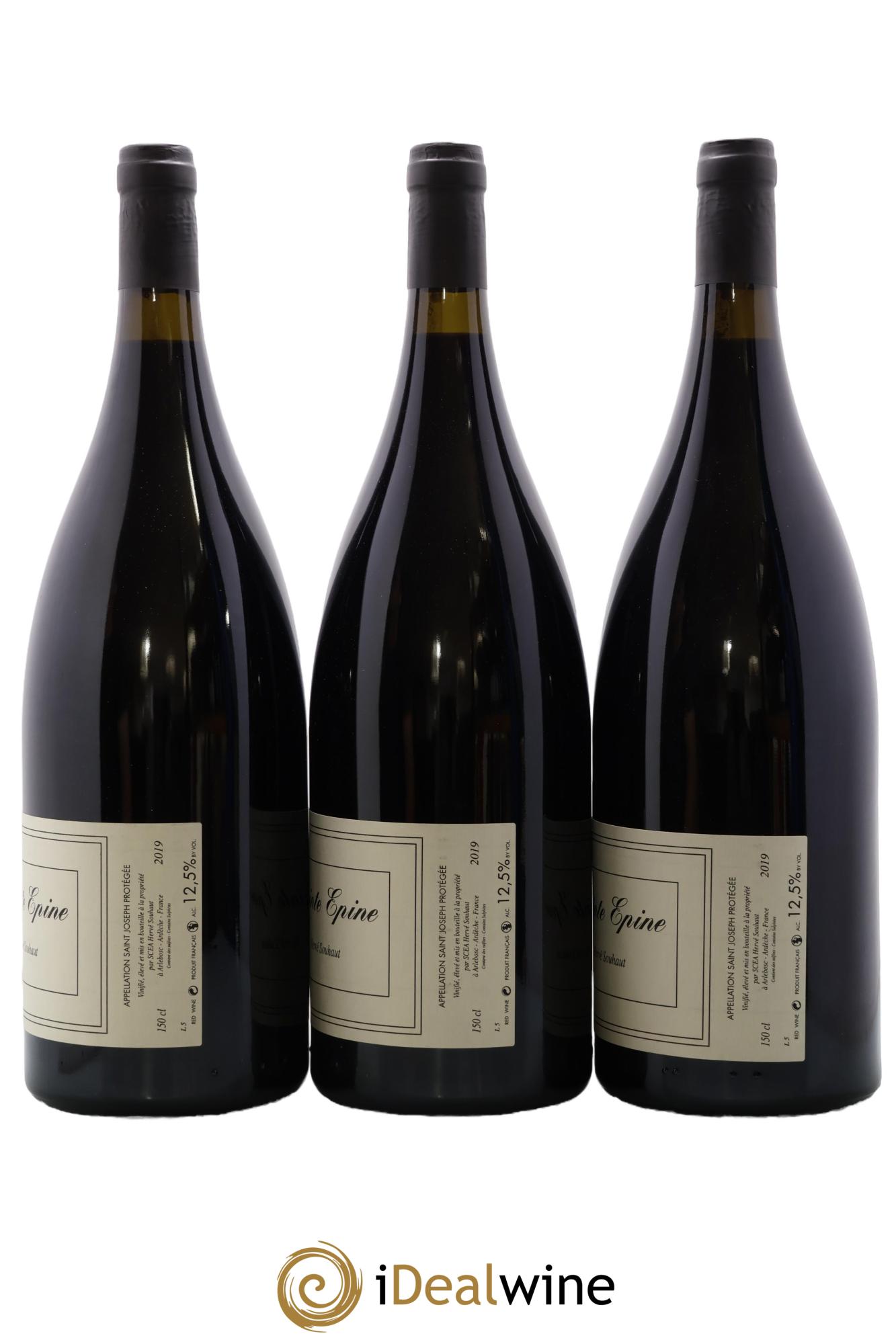 Saint-Joseph Sainte Epine Hervé Souhaut - Domaine Romaneaux-Destezet 2019 - Lot of 3 magnums - 1
