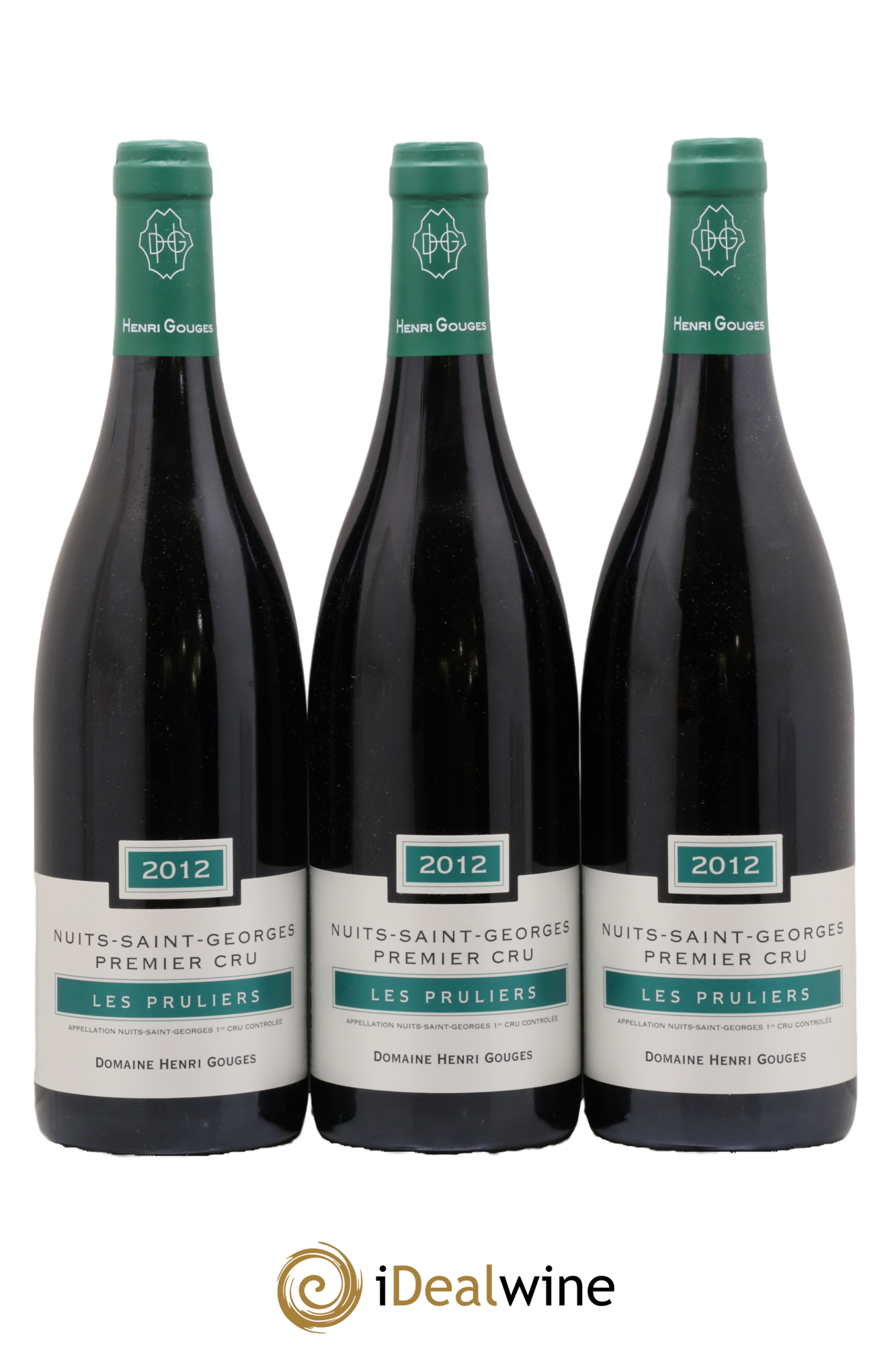 Nuits-Saint-Georges 1er Cru Les Pruliers Henri Gouges 2012 - Lot de 3 bouteilles - 0