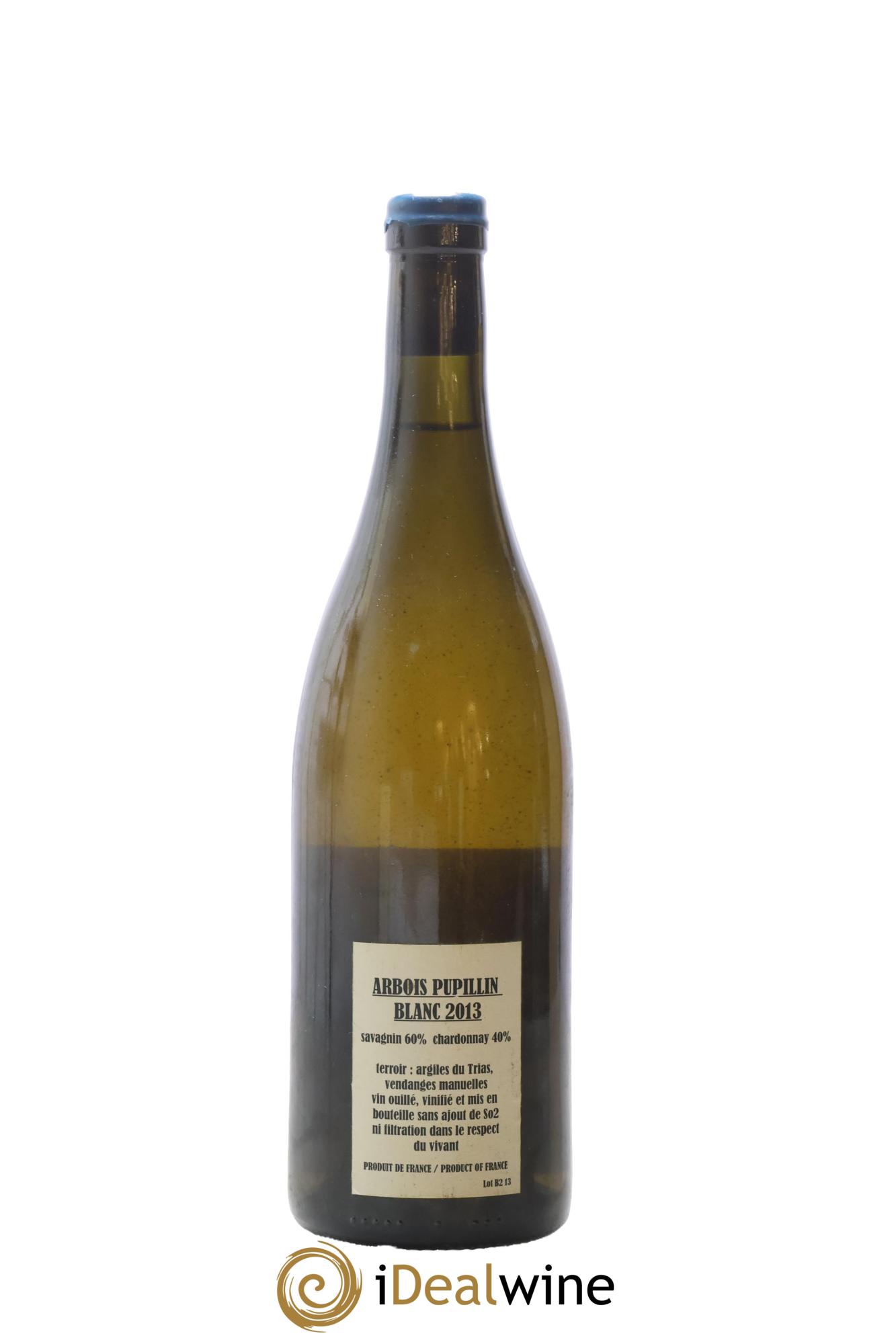 Arbois-Pupillin Savagnin Chardonnay (Cire Bleue) Renaud Bruyère & Adeline Houillon 2013 - Posten von 1 Flasche - 1