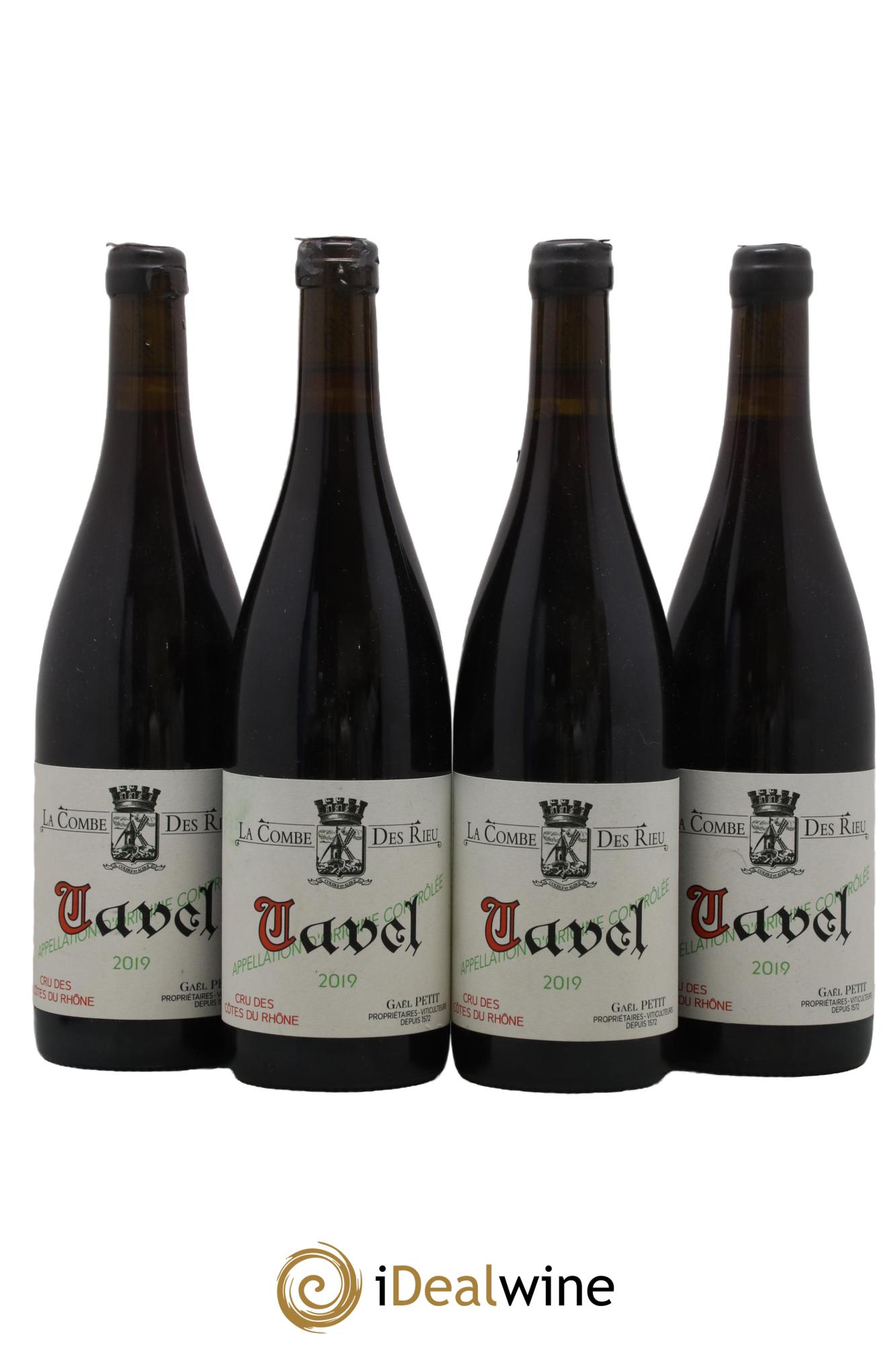 Tavel La Combe des Rieu Gael Petit 2019 - Posten von 4 Flaschen - 0
