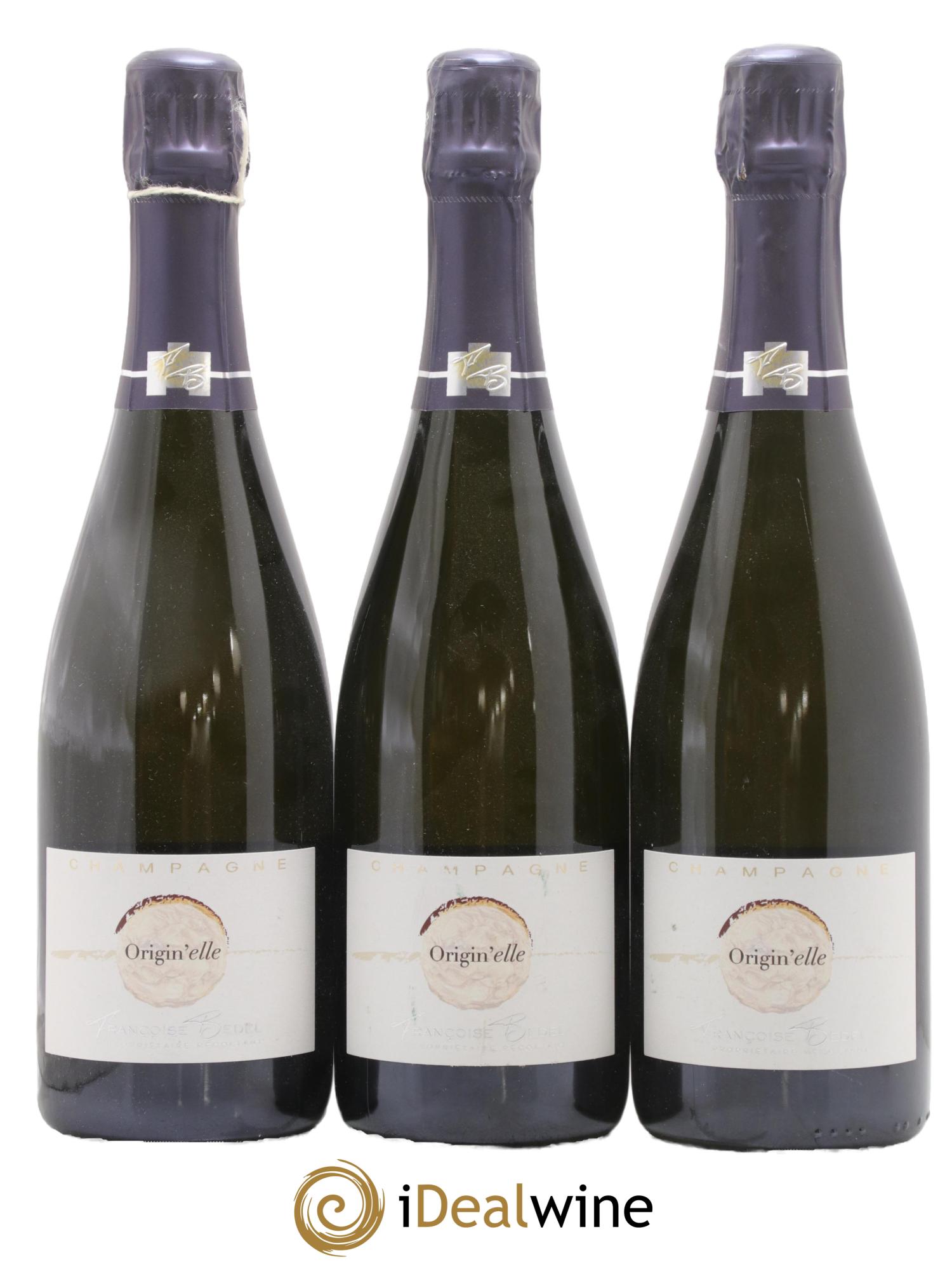 Origin'elle Brut Françoise Bedel et Fils - Lot de 3 bouteilles - 0