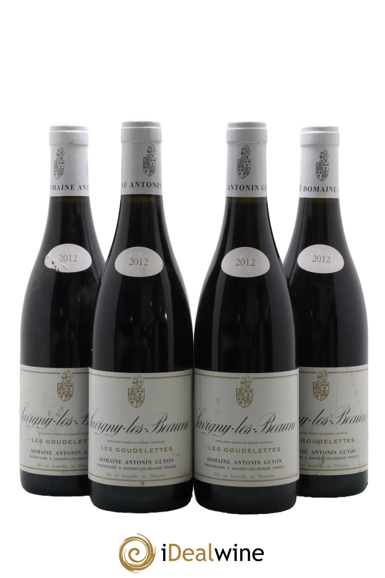 Savigny-lès-Beaune Les Goudelettes Antonin Guyon 2012 - Lot de 4 bouteilles - 0