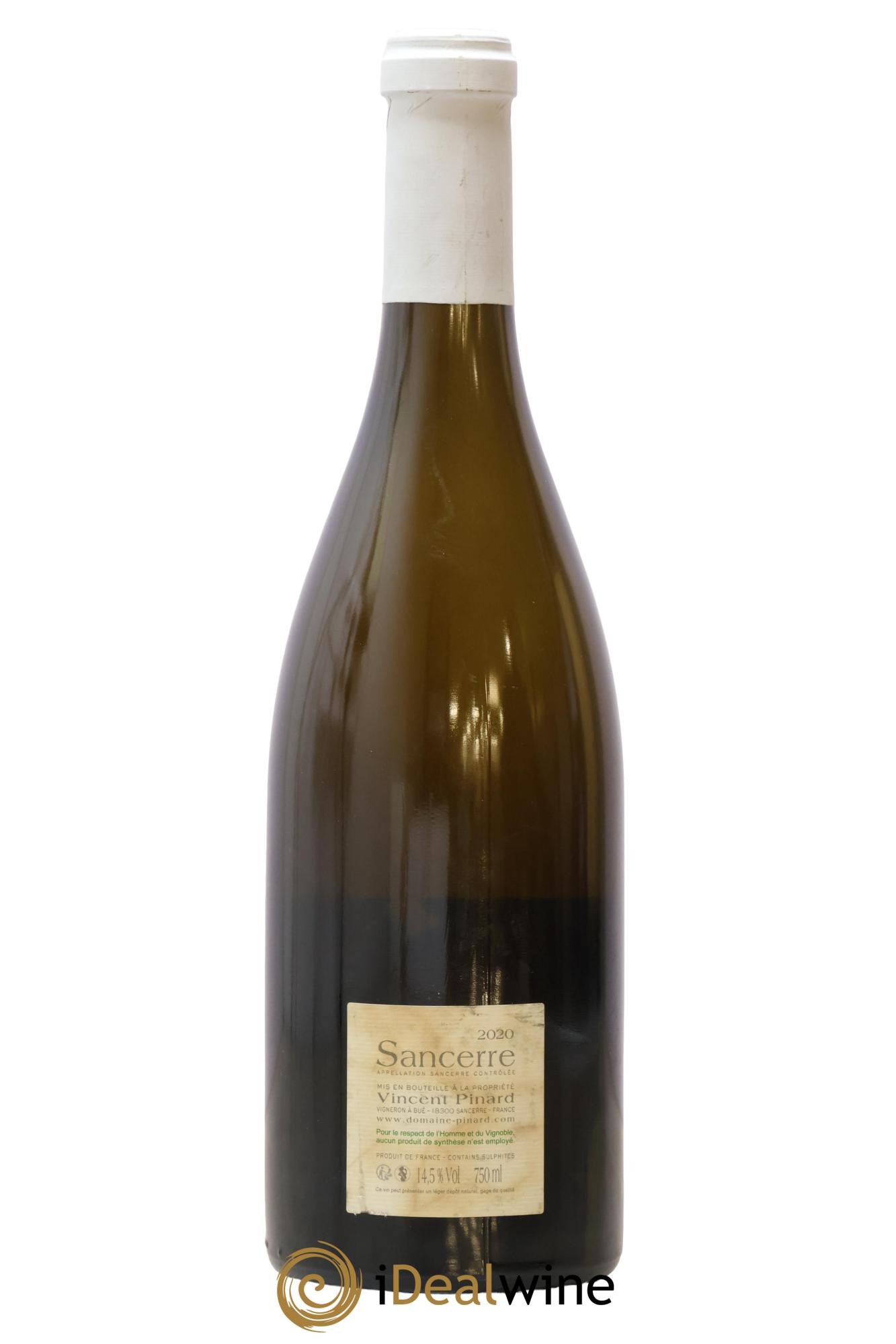Sancerre Petit Chemarin Vincent Pinard 2020 - Lot of 1 bottle - 1