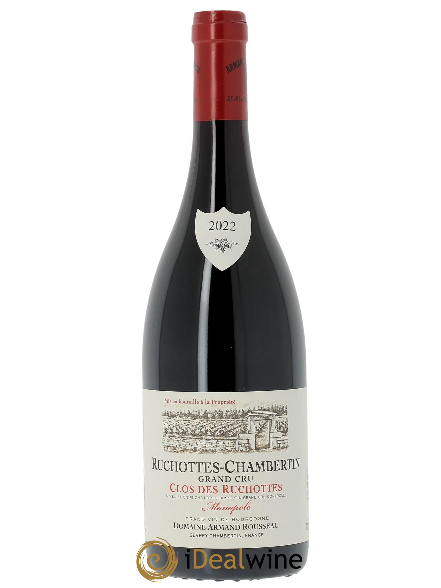 Ruchottes-Chambertin Grand Cru Clos des Ruchottes Armand Rousseau (Domaine) 2022 - Lot of 1 bottle - 0