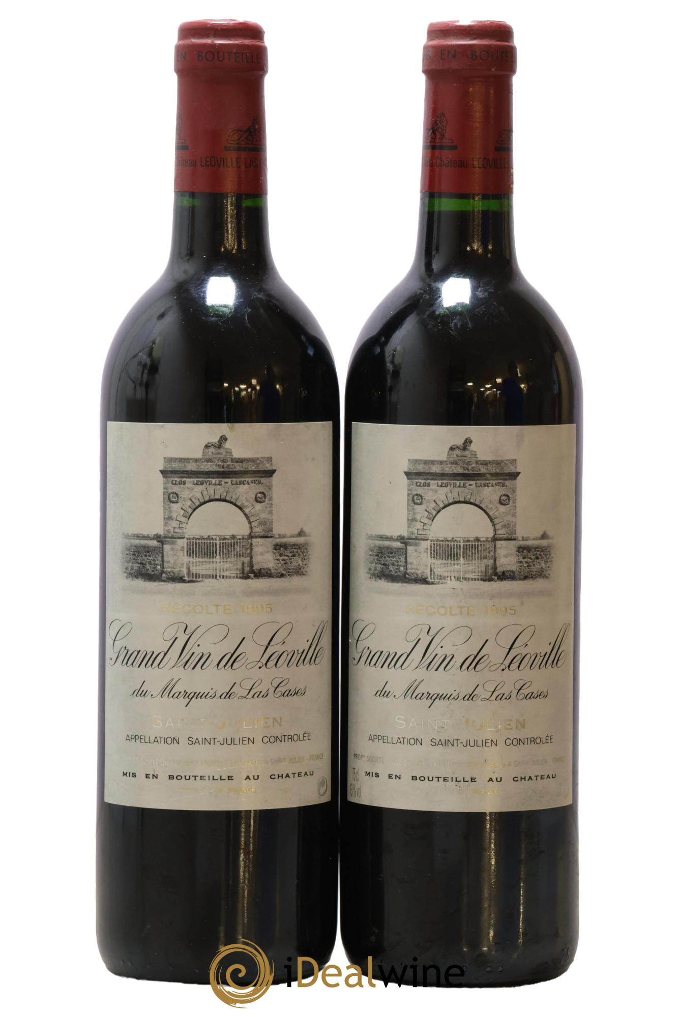 Château Léoville Las Cases 2ème Grand Cru Classé 1995 - Lot de 2 bouteilles - 0