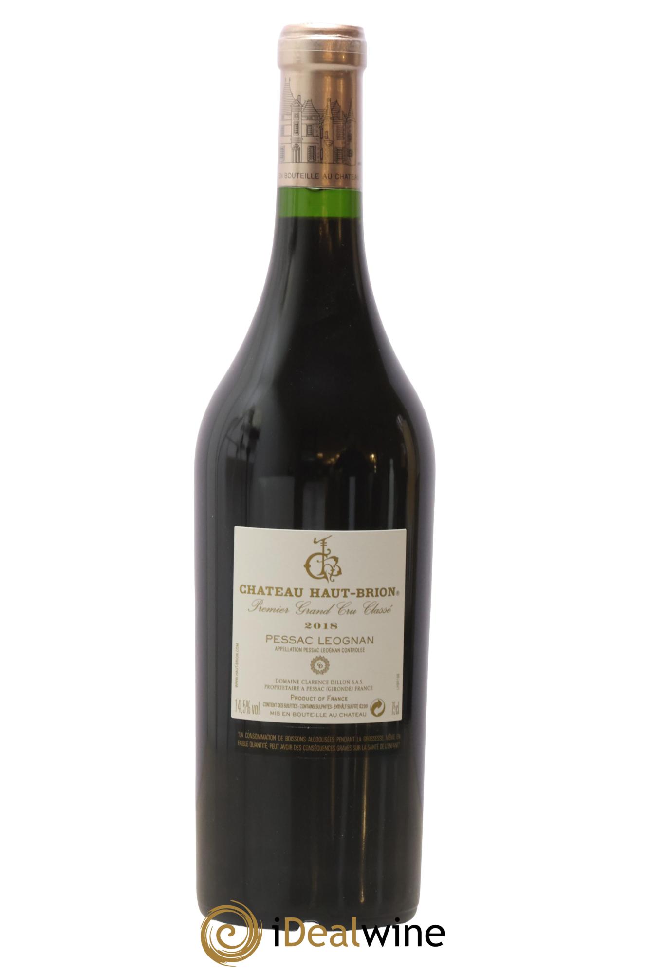 Château Haut Brion 1er Grand Cru Classé 2018 - Lot of 1 bottle - 1