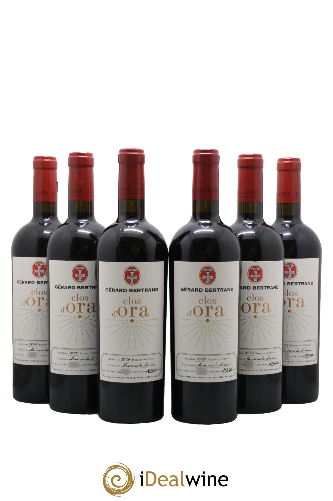Minervois La Livinière Clos d'Ora Gérard Bertrand 2019 - Lot of 6 bottles - 0