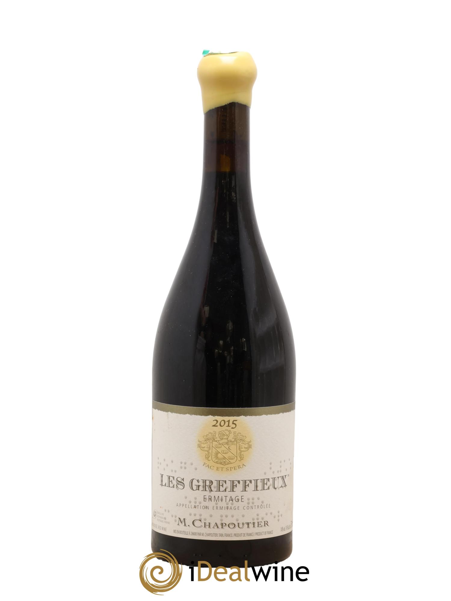 Hermitage Ermitage Les Greffieux Chapoutier 2015 - Lot de 1 bouteille - 0
