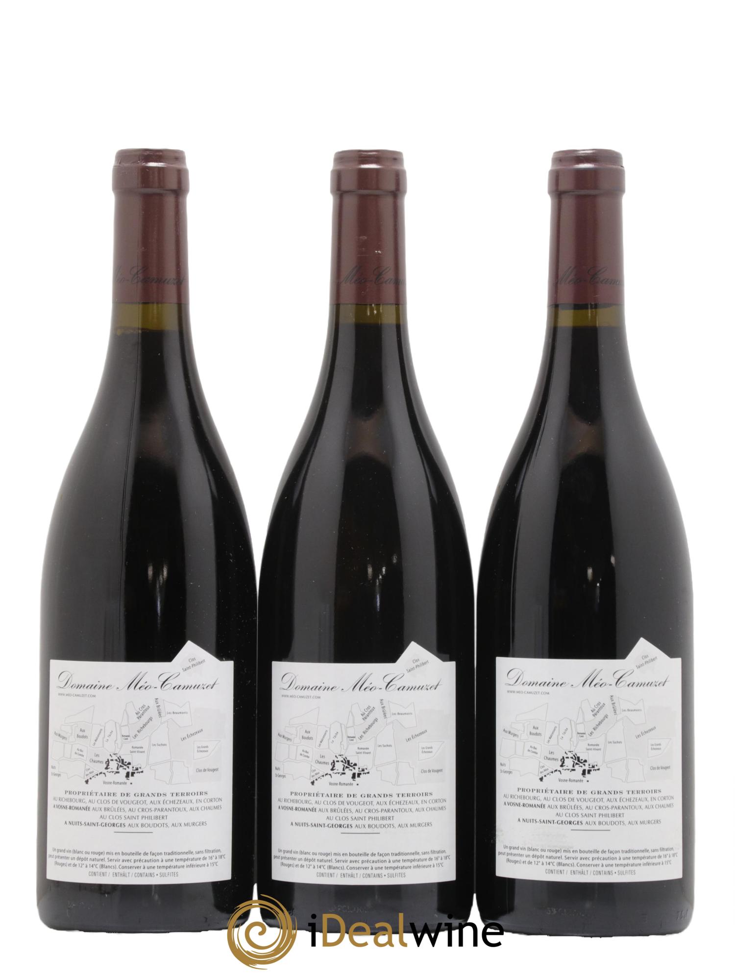 Vosne-Romanée 1er Cru Les Chaumes Méo-Camuzet (Domaine)  2015 - Lot of 3 bottles - 1