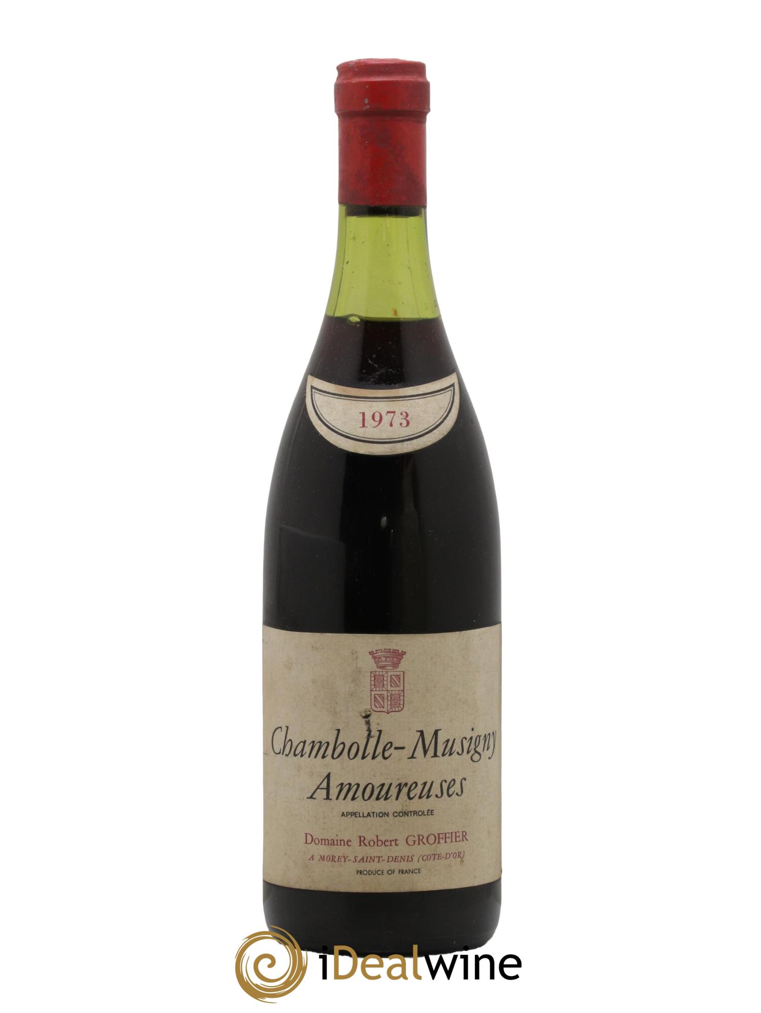 Chambolle-Musigny 1er Cru Les Amoureuses Robert Groffier Père & Fils (Domaine) 1973 - Posten von 1 Flasche - 0