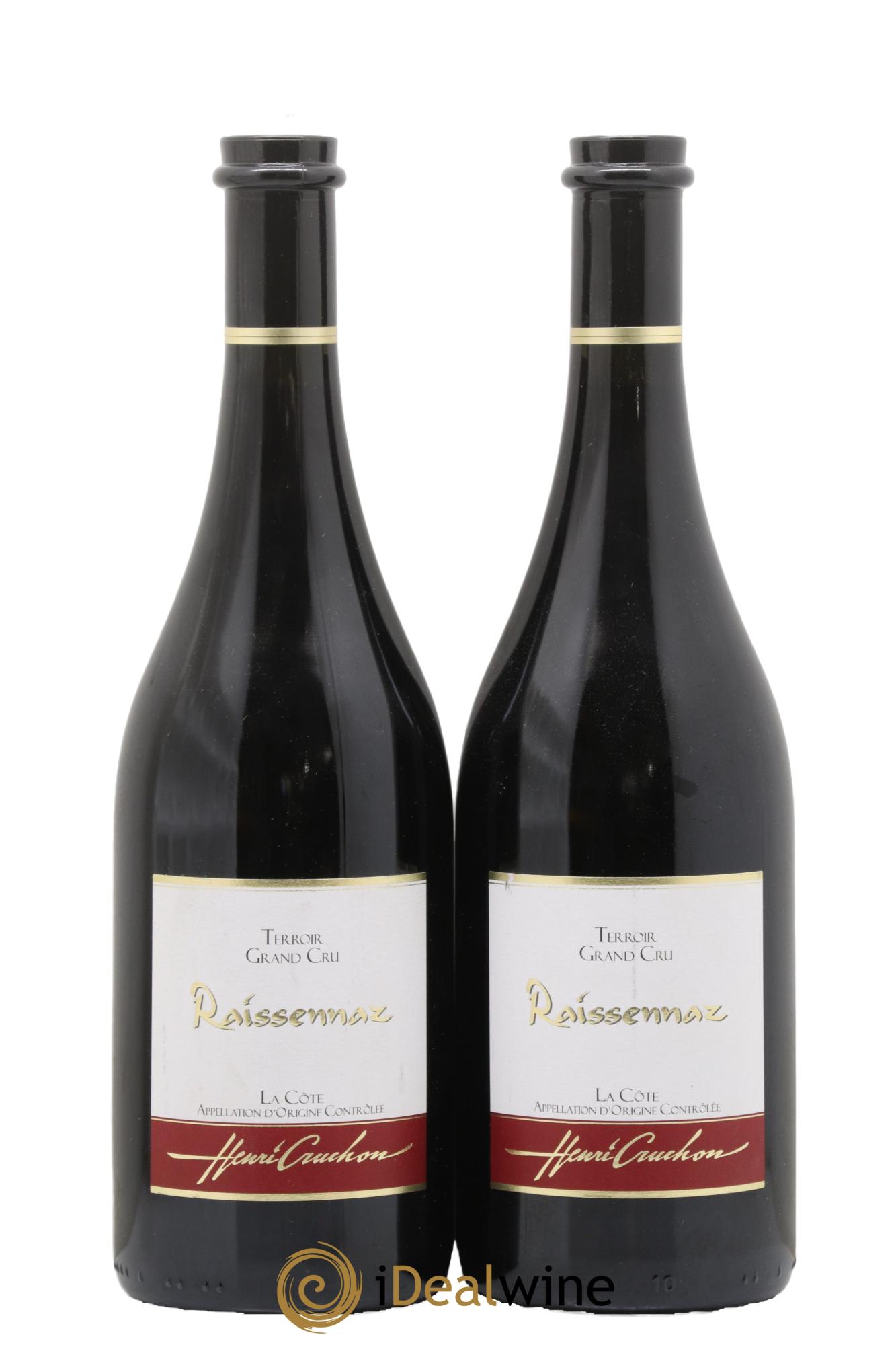 Vins Etrangers Suisse Pinot Noir Raissenaz Domaine Henri Cruchon 2017 - Lot de 2 bouteilles - 0