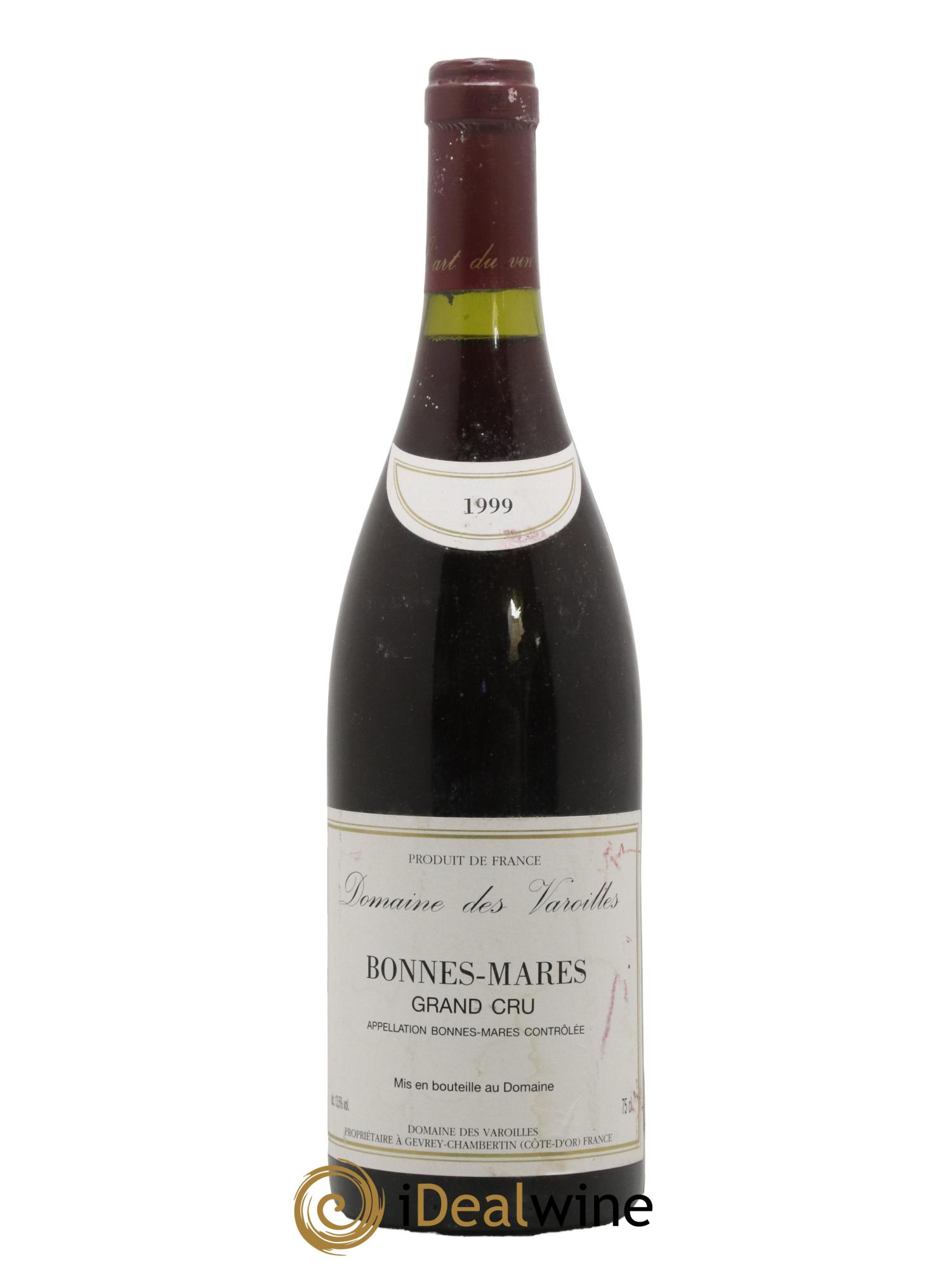 Bonnes-Mares Grand Cru Domaine des Varoilles 1999 - Lot de 1 bouteille - 0