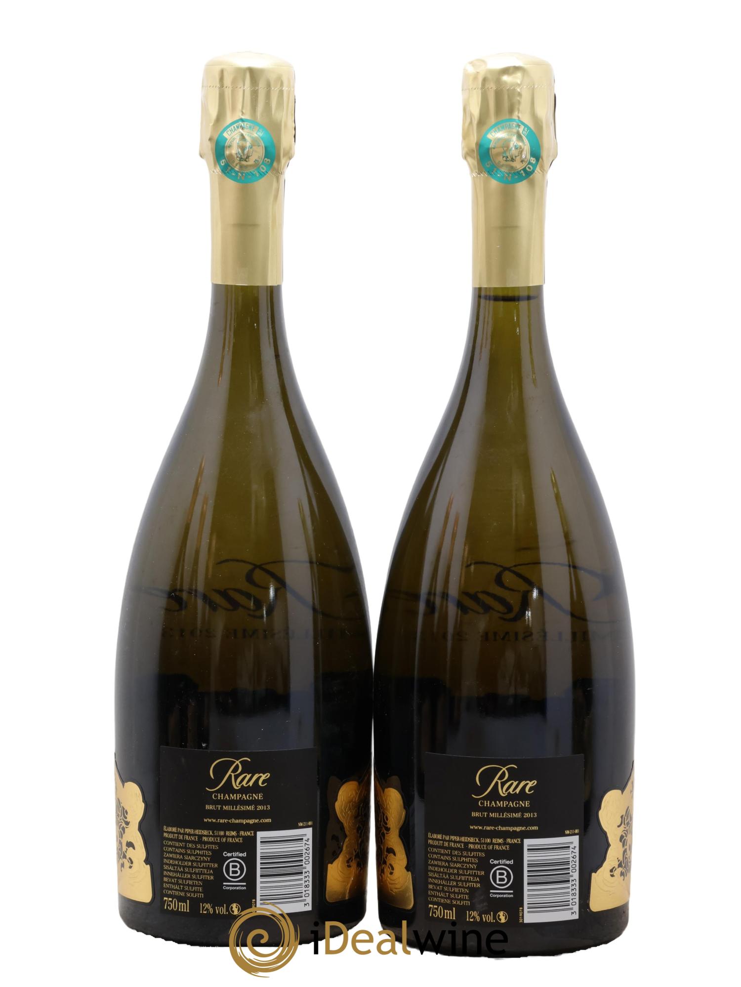 Rare Rare Champagne 2013 - Lot de 2 bouteilles - 1