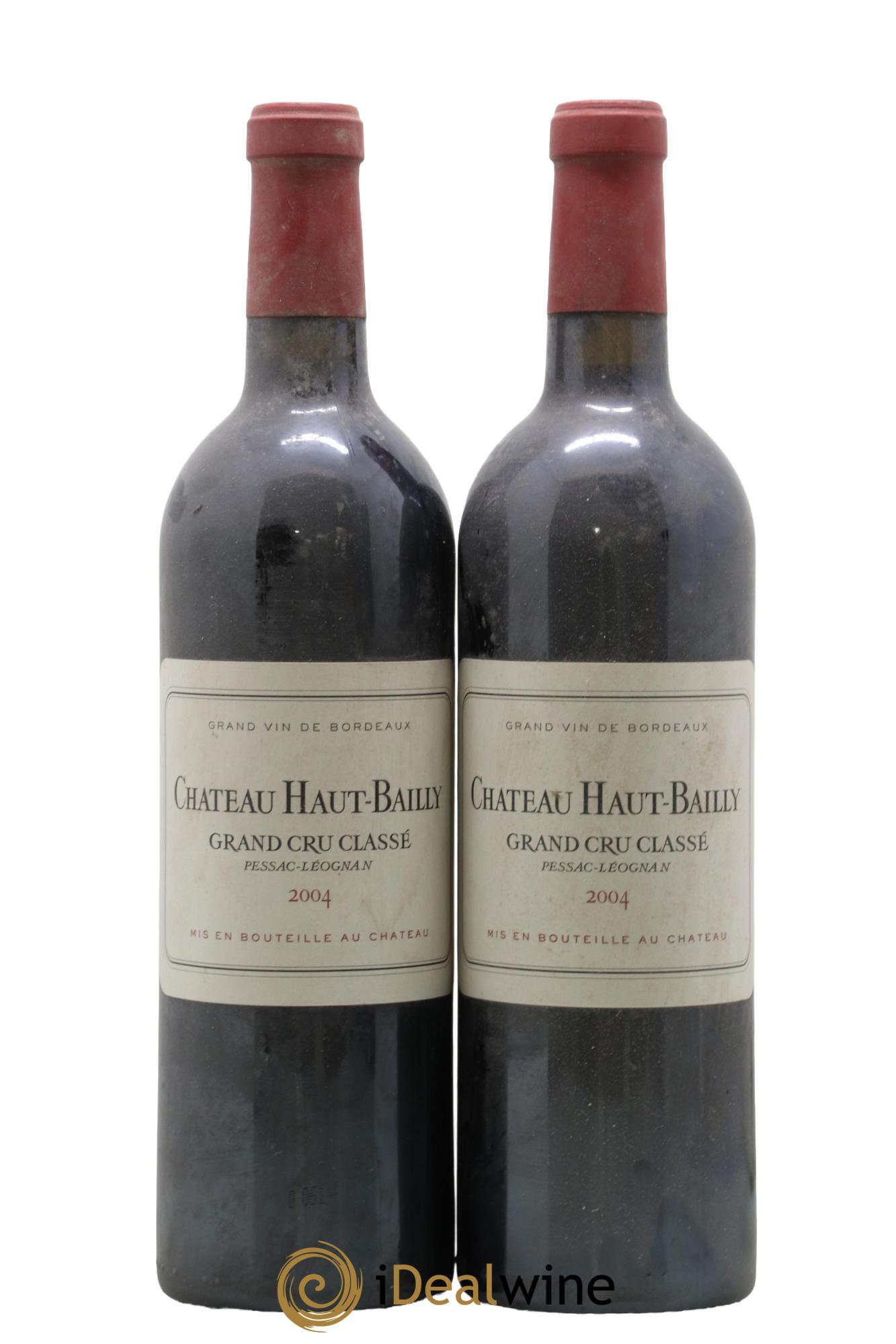 Château Haut-Bailly Cru Classé de Graves 2004 - Lot of 2 bottles - 0