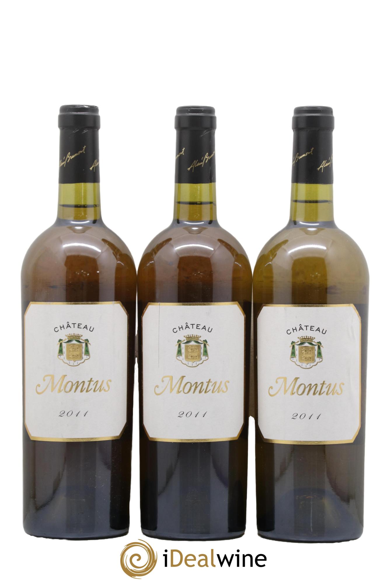 Pacherenc du Vic-Bilh Château Montus Alain Brumont 2011 - Lot de 3 bouteilles - 0