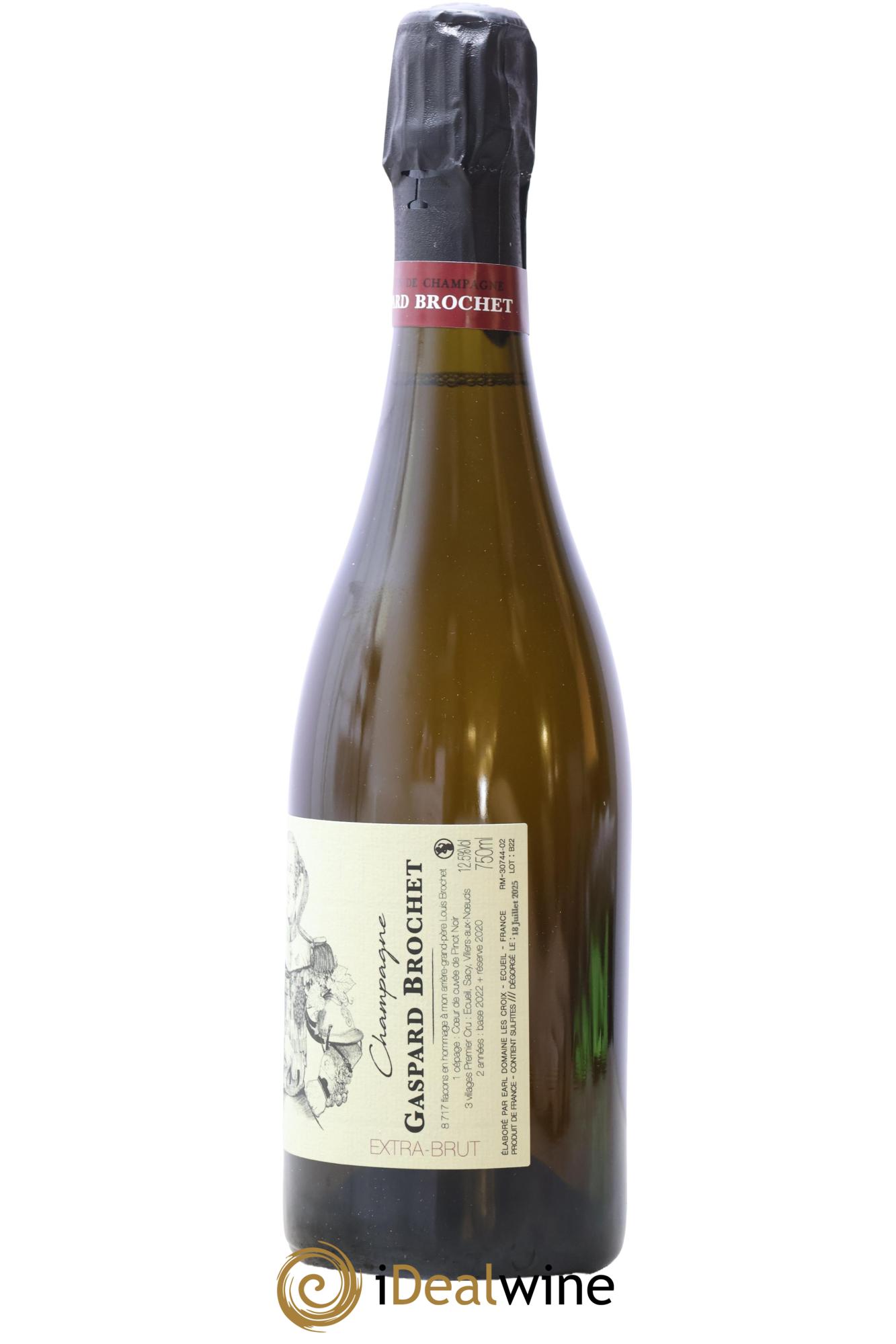 Champagne 333.F Gaspard Brochet - Lot de 1 bouteille - 1