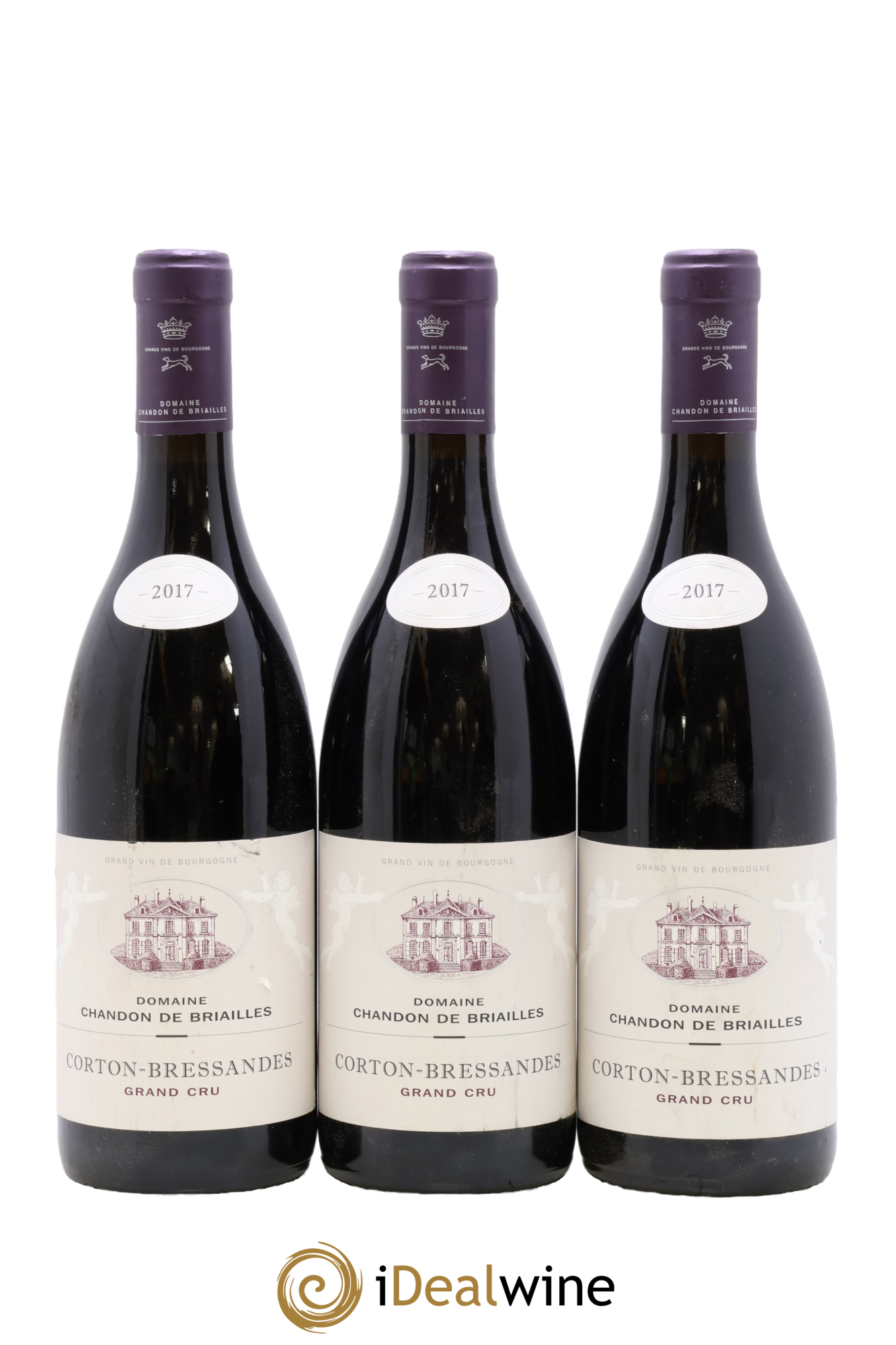 Corton Grand Cru Bressandes Chandon de Briailles 2017 - Lot de 3 bouteilles - 0