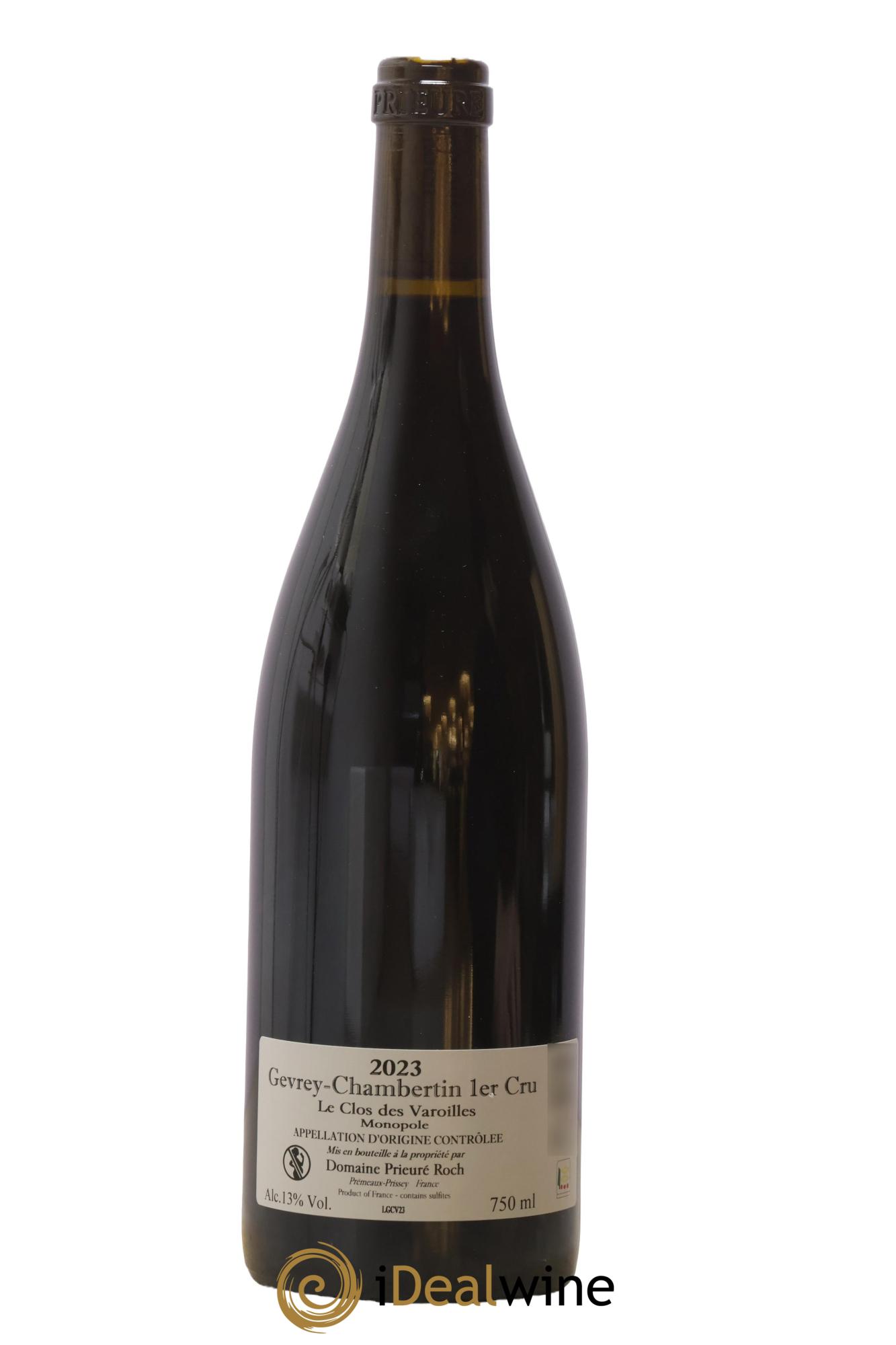 Gevrey-Chambertin 1er Cru Le Clos des Varoilles Monopole Prieuré Roch 2023 - Lot de 1 bouteille - 1