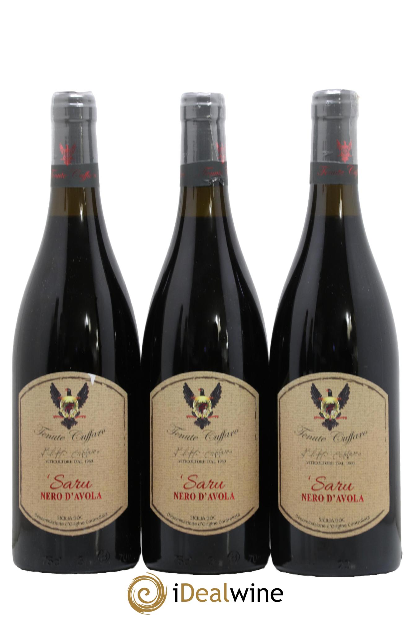 IGT Sicile Saru Nero D'Avola Tenute Cuffare 2019 - Lot of 3 bottles - 0