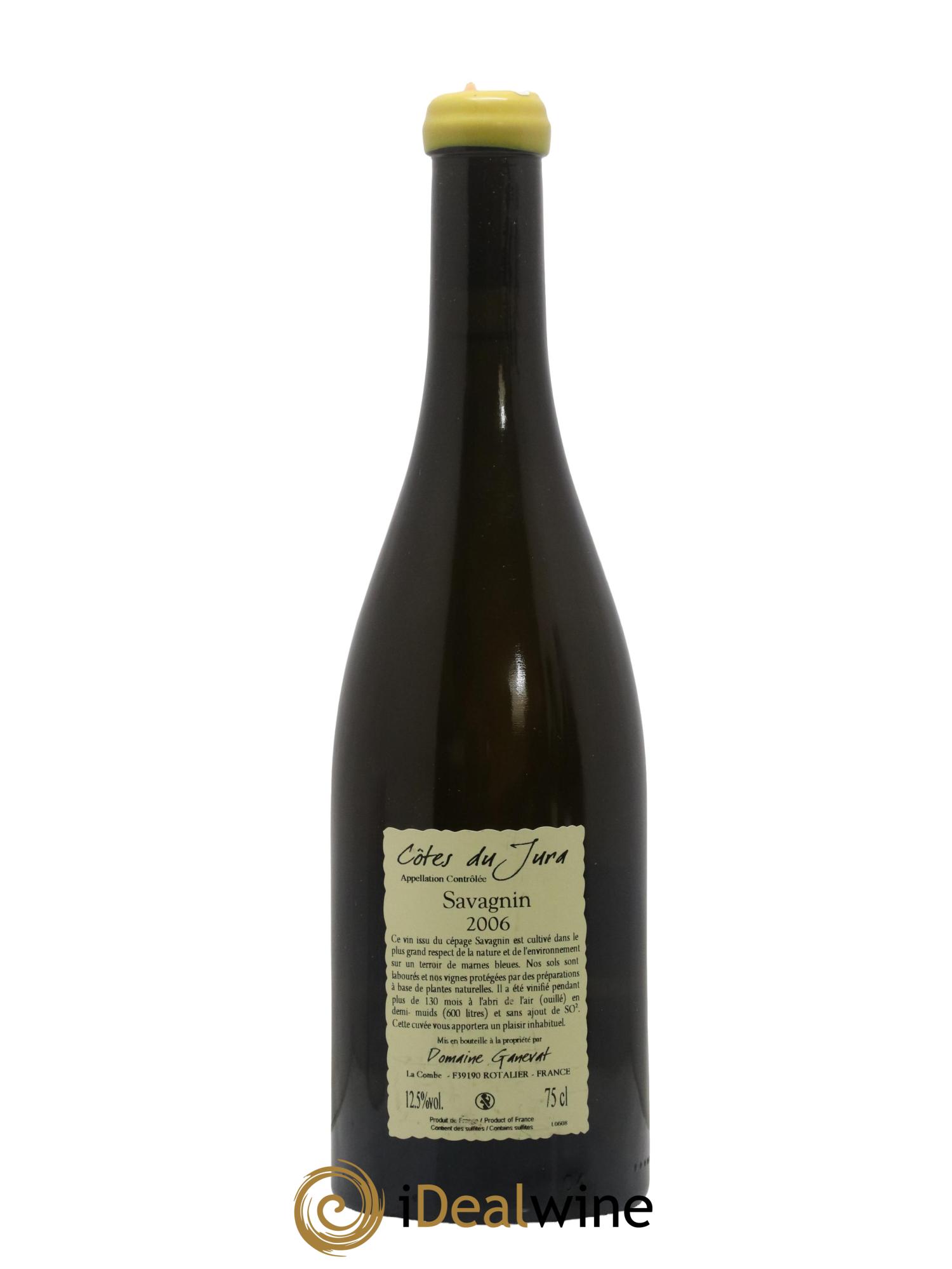 Côtes du Jura Les Vignes de mon Père Jean-François Ganevat (Domaine) 2006 - Lot de 1 bouteille - 1