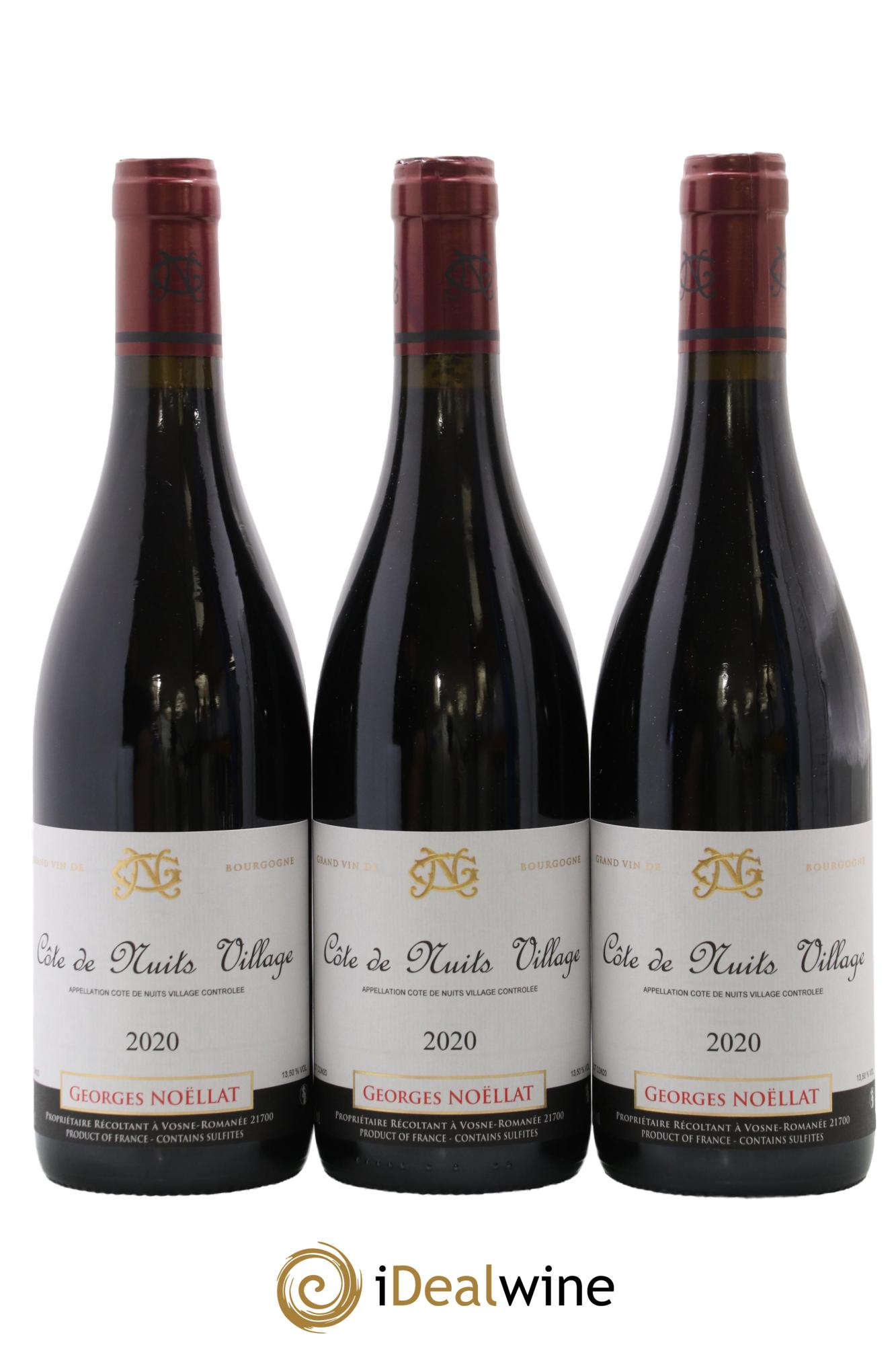 Côte de Nuits-Villages Georges Noëllat 2020 - Lot de 3 bouteilles - 0